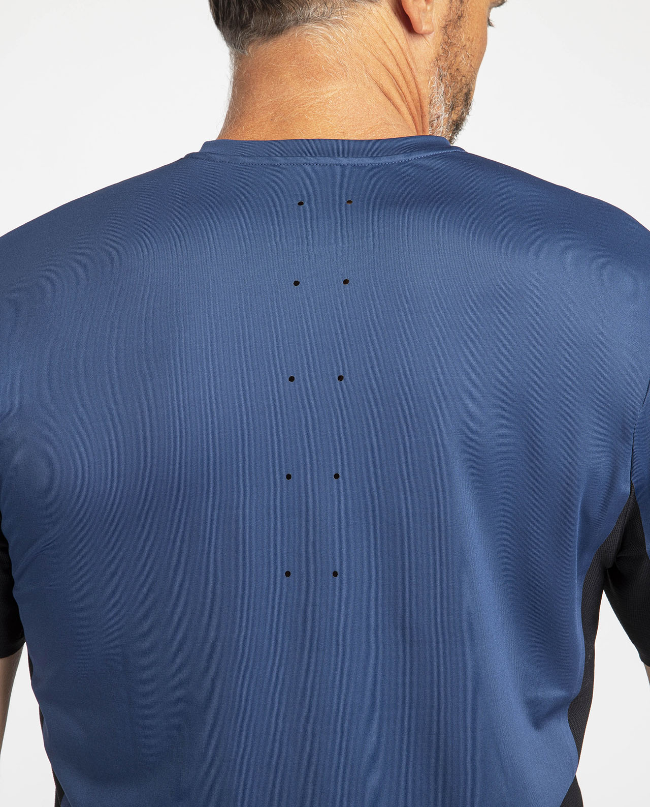 T-Shirt de sport recyclé à col zippé