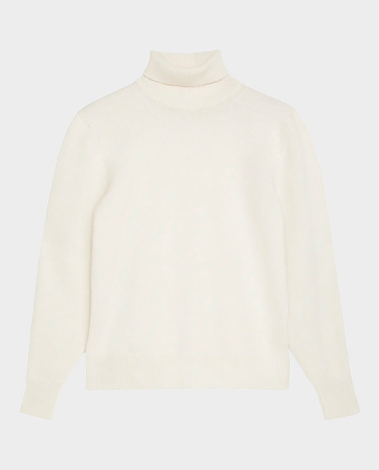 marché commun rotholz pull col roulé laine merinos biologique écru