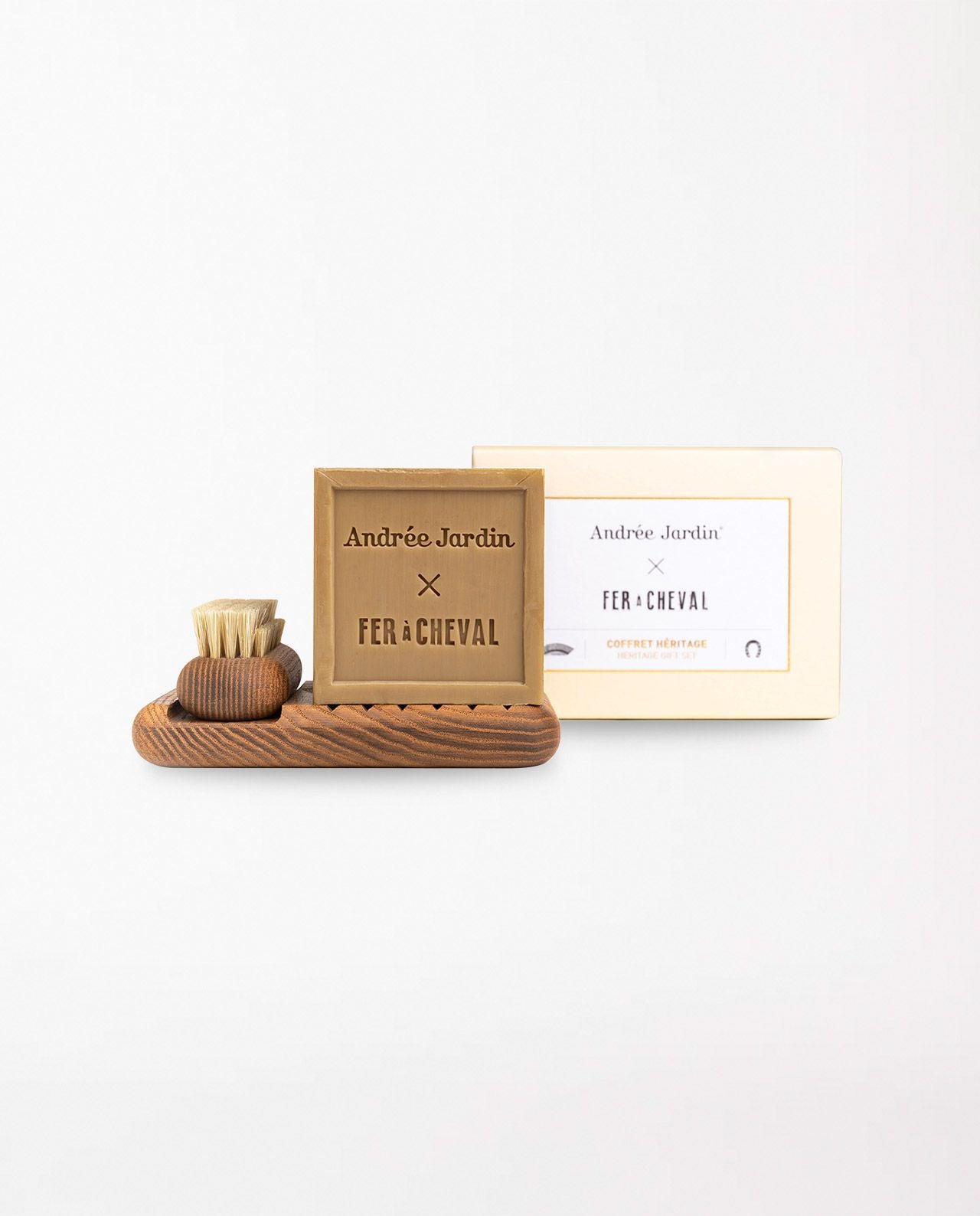 marché commun andrée jardin fer à cheval coffret savon marseille brosse à ongles naturel fabriqué en France