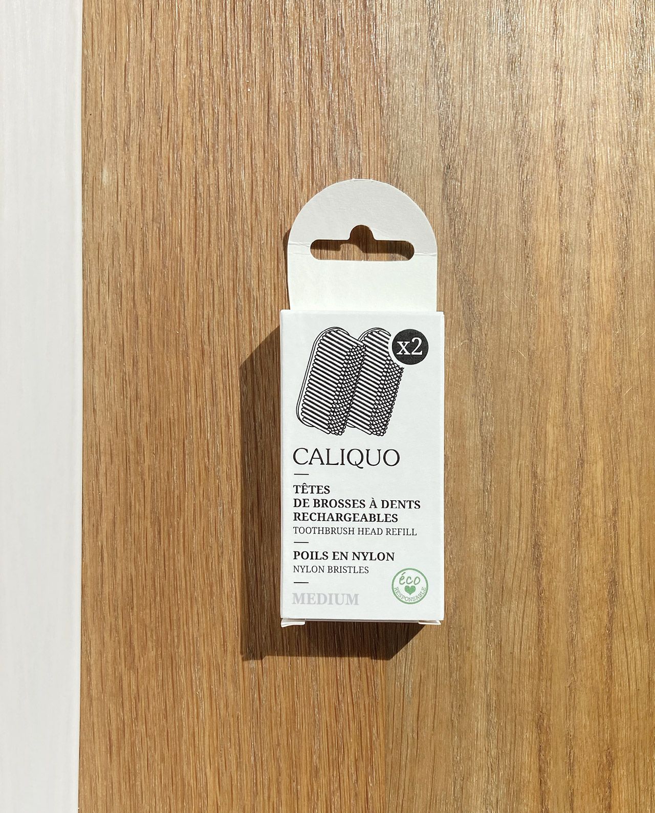 marché commun caliquo recharges brosse à dents écologique zéro-déchet bois salle de bain