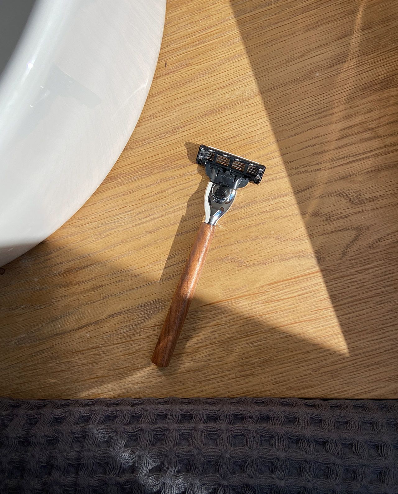 marché commun caliquo rasoir écologique bois artisanal rechargeable zéro déchet fabriqué en France