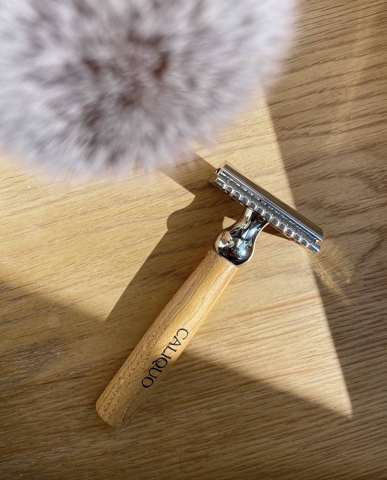 marché commun caliquo rasoir écologique bois artisanal rechargeable zéro déchet fabriqué en France