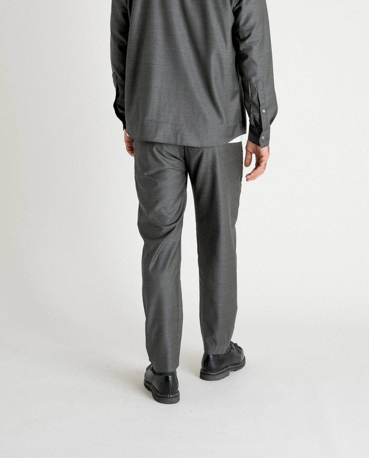 marche commun noyoco pantalon laine vierge deep forest eco-responsable cigarette