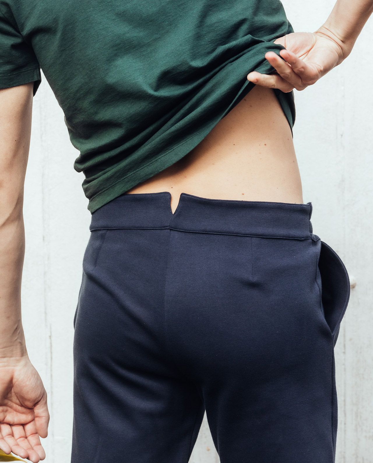 marché commun apnée swimwear pantalon jogging loungewear homme coton biologique éco-responsable bleu marine