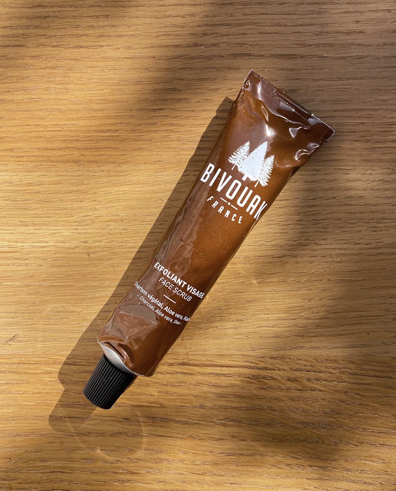 marché commun bivouak soin exfoliant visage homme naturel biologique fabriqué en France