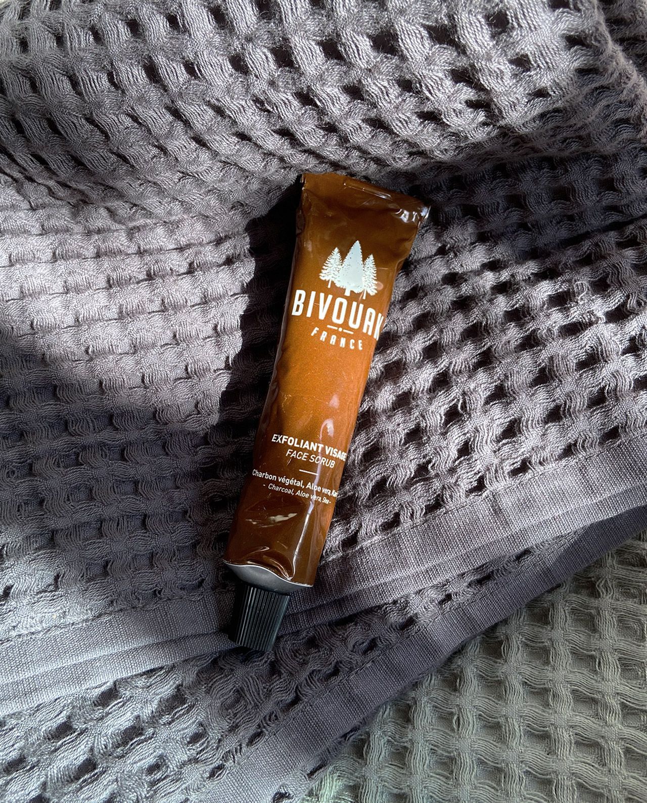 marché commun bivouak soin exfoliant visage homme naturel biologique fabriqué en France