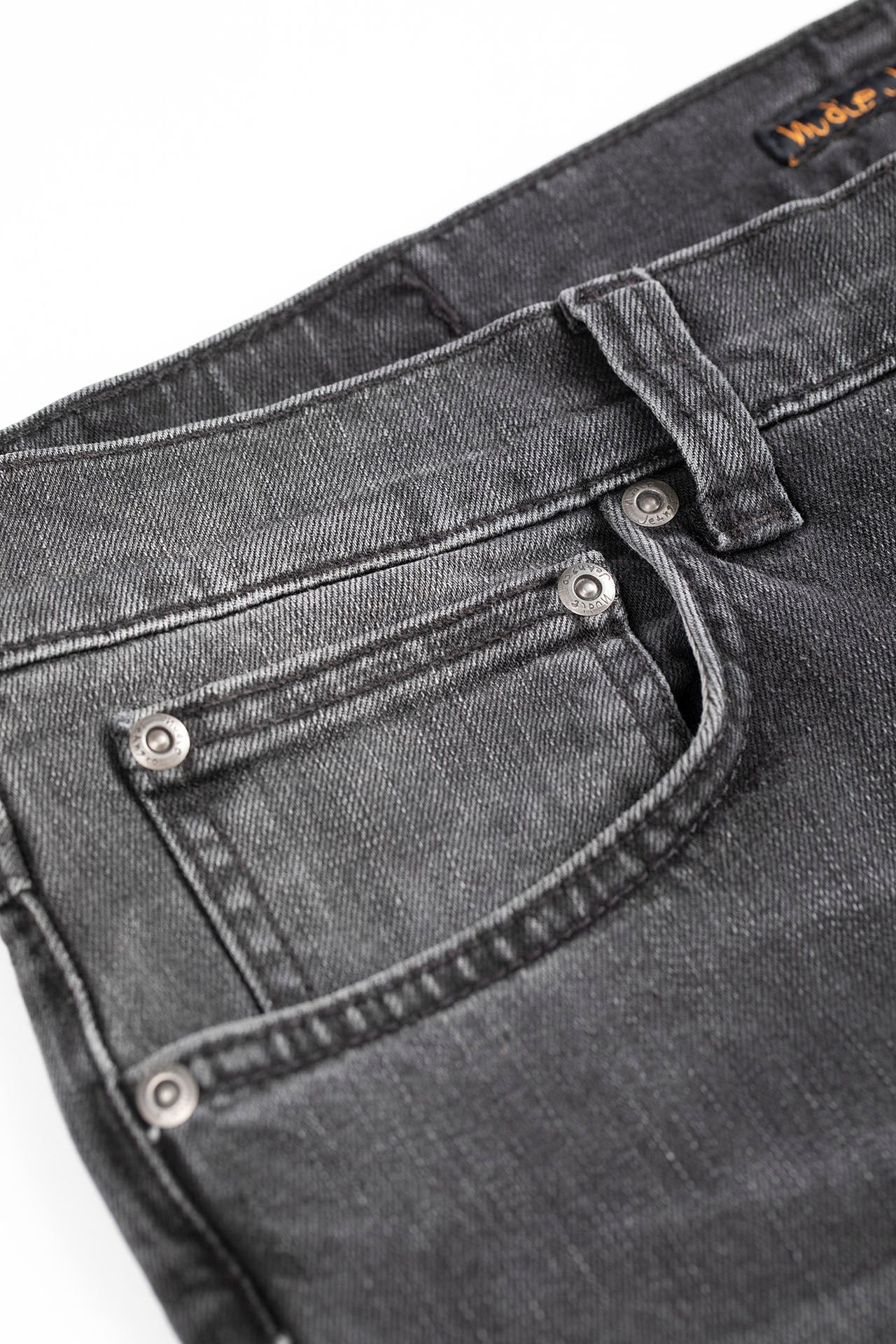 Marché Commun Jean en coton bio Lean Dean Black Eyes Nudie Jeans