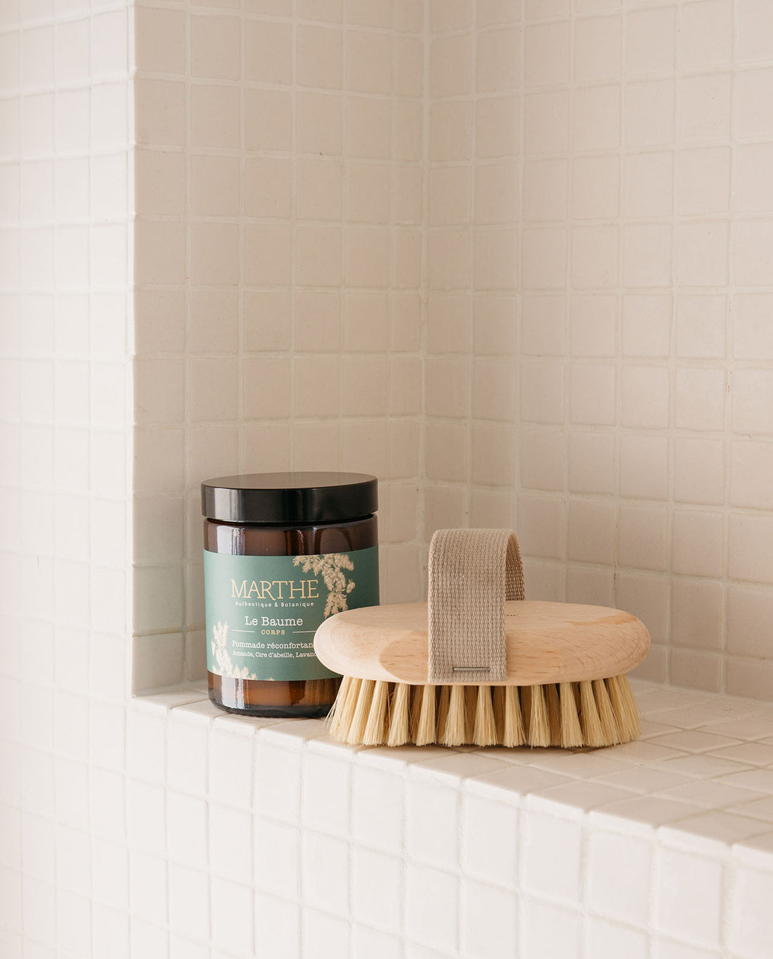 marché commun andrée jardin brosse massage à sec naturelle drainante et simulante fabriquée en France