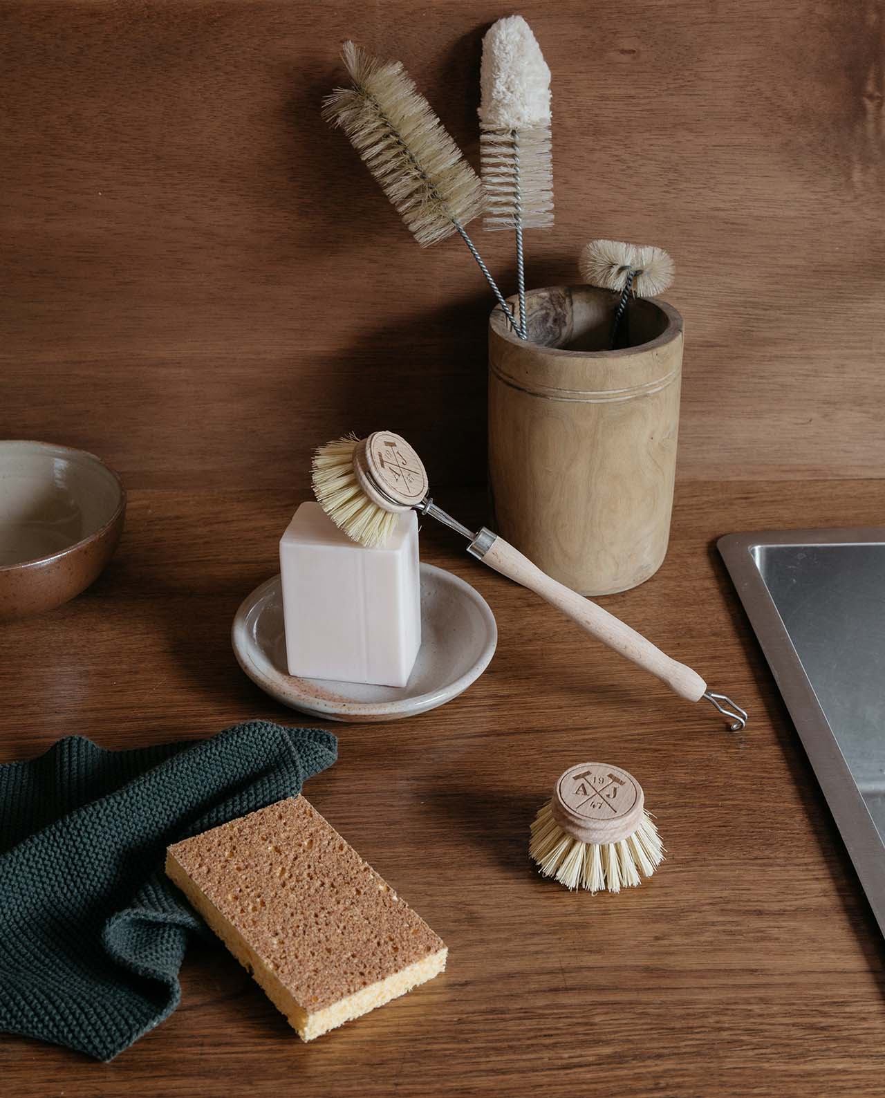 marché commun andrée jardin kit vaisselle zéro-déchet naturel pamplemousse rose