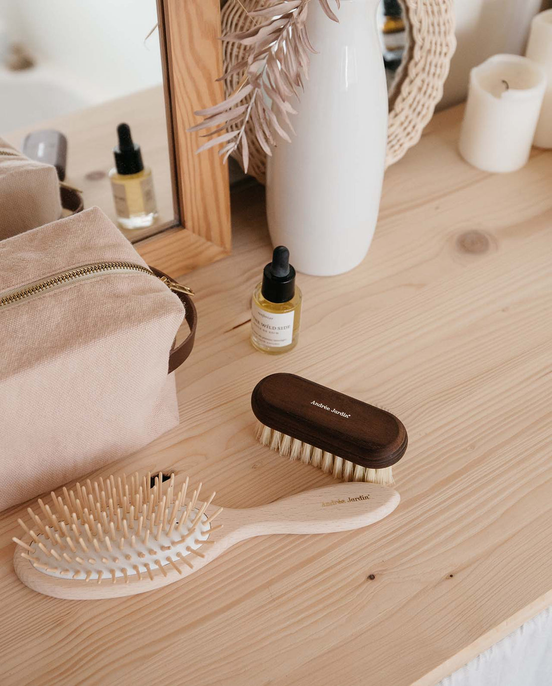 marché commun andrée jardin brosse cheveux bois démêlante fabriquée en France 2