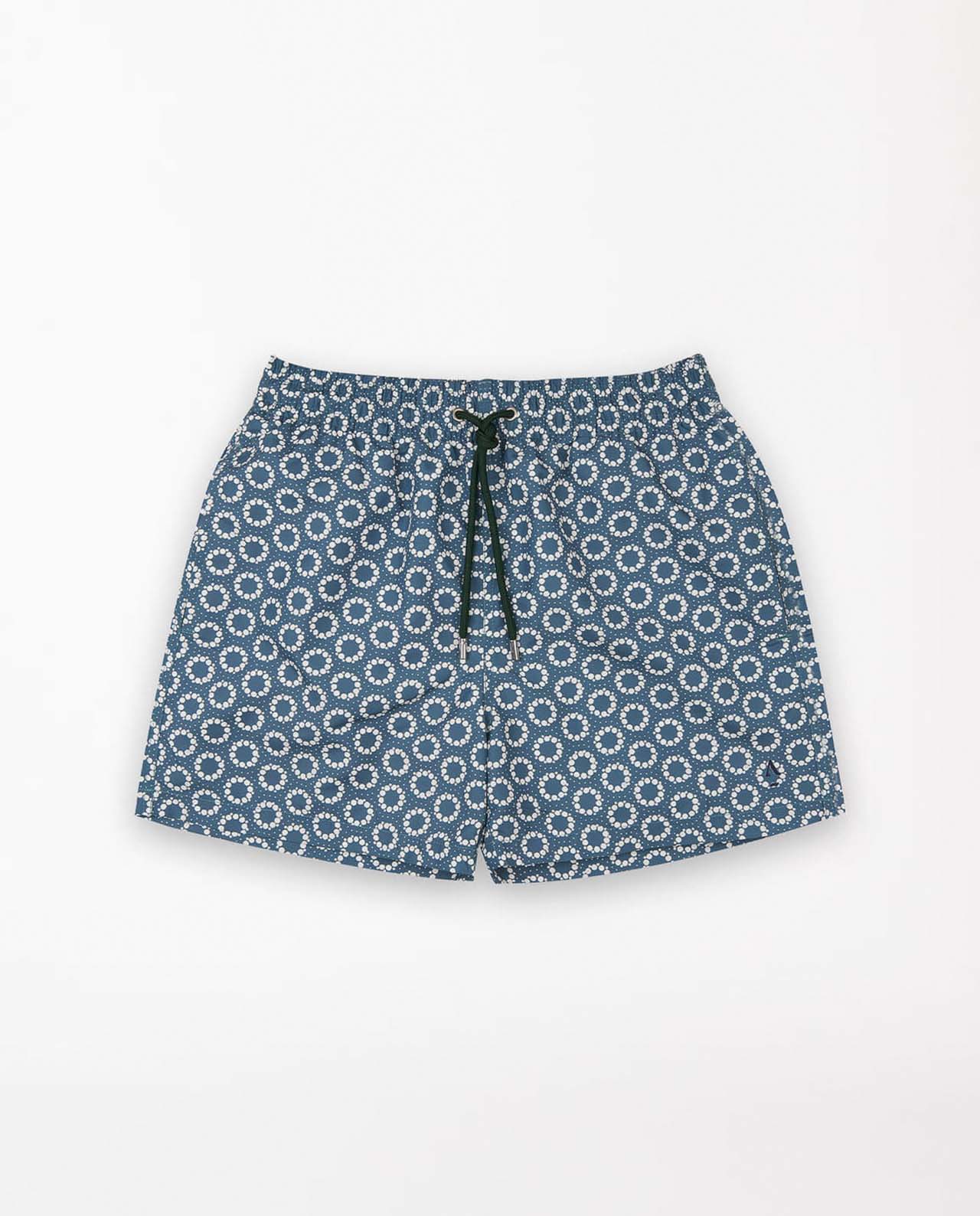 Marché Commun Apnee Swimwear Short de bain oursins vert imprimé recyclé