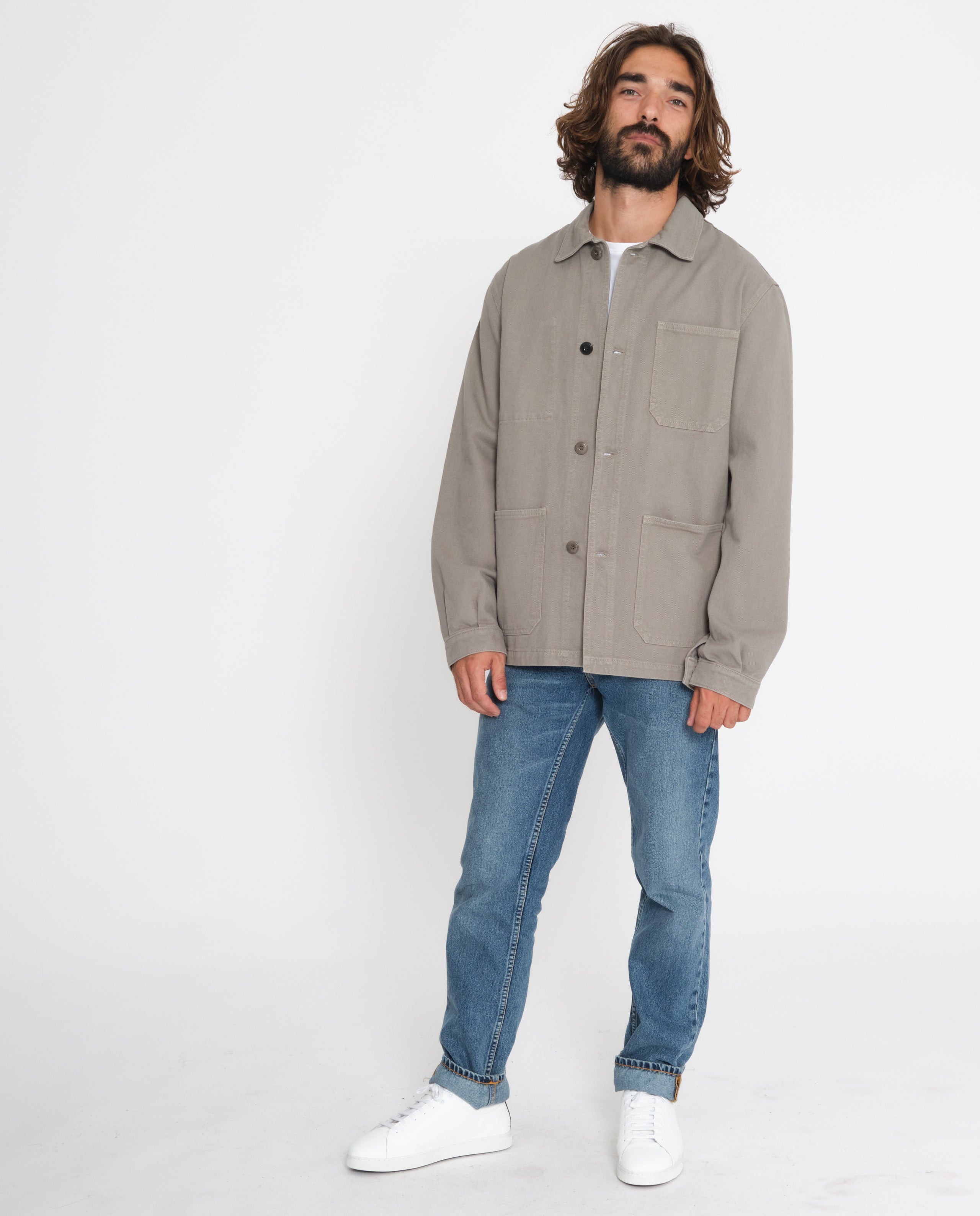 marché commun bask in the sun veste de travail coton biologique fabriquée au Portugal