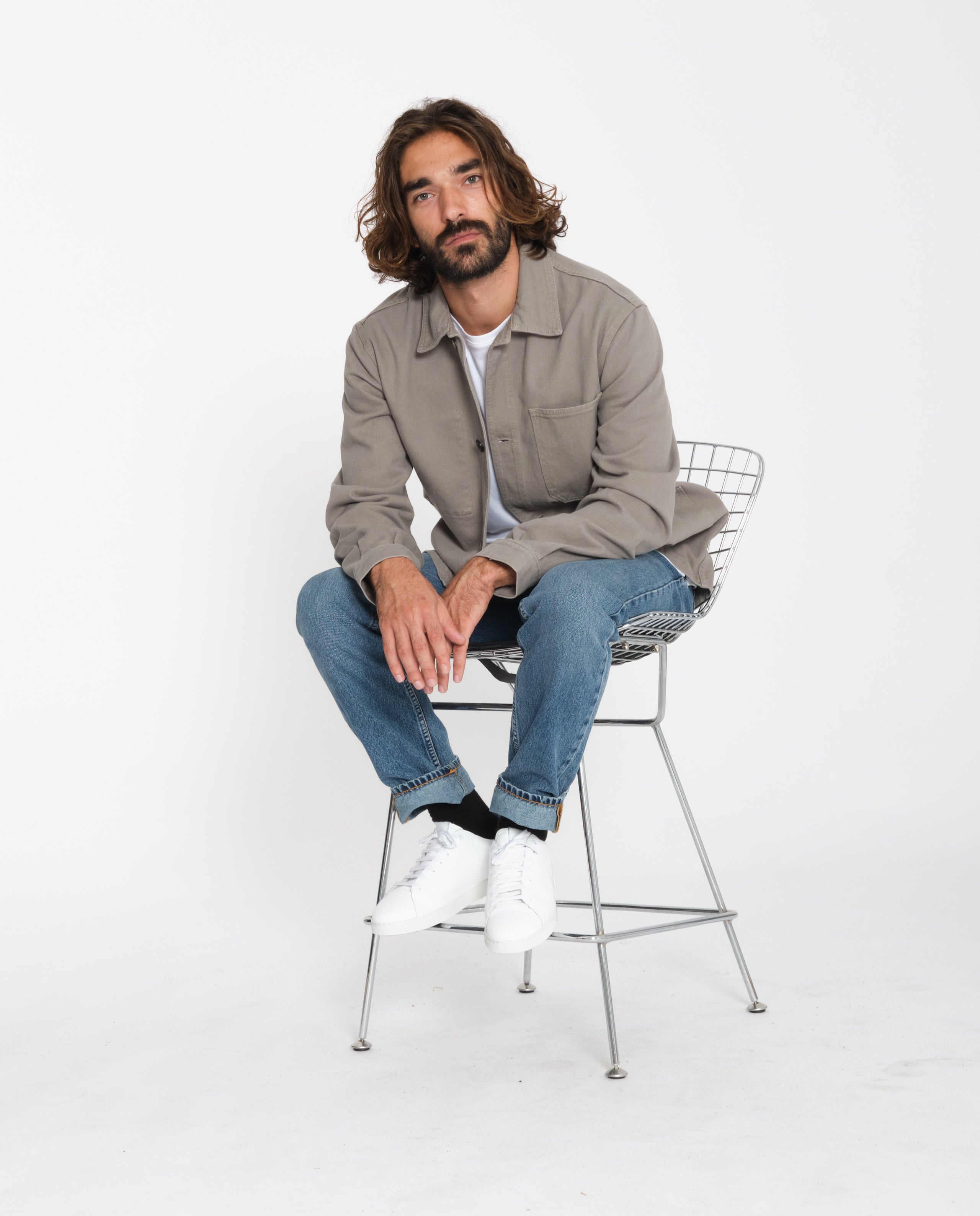 marché commun bask in the sun veste de travail coton biologique fabriquée au Portugal