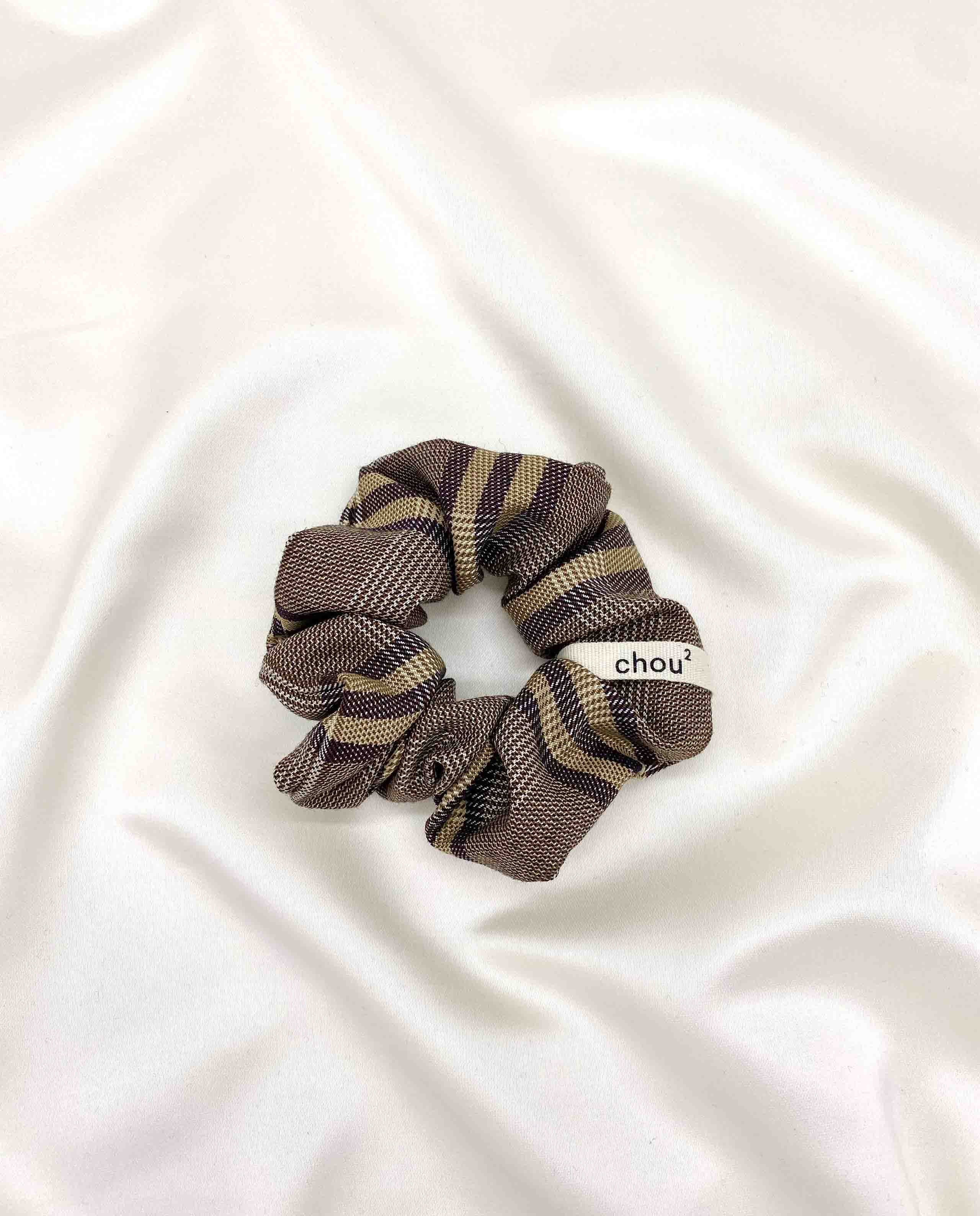 marché commun chou au carré chouchou upcyclé fabriqué en France éco-responsable éthique tartan