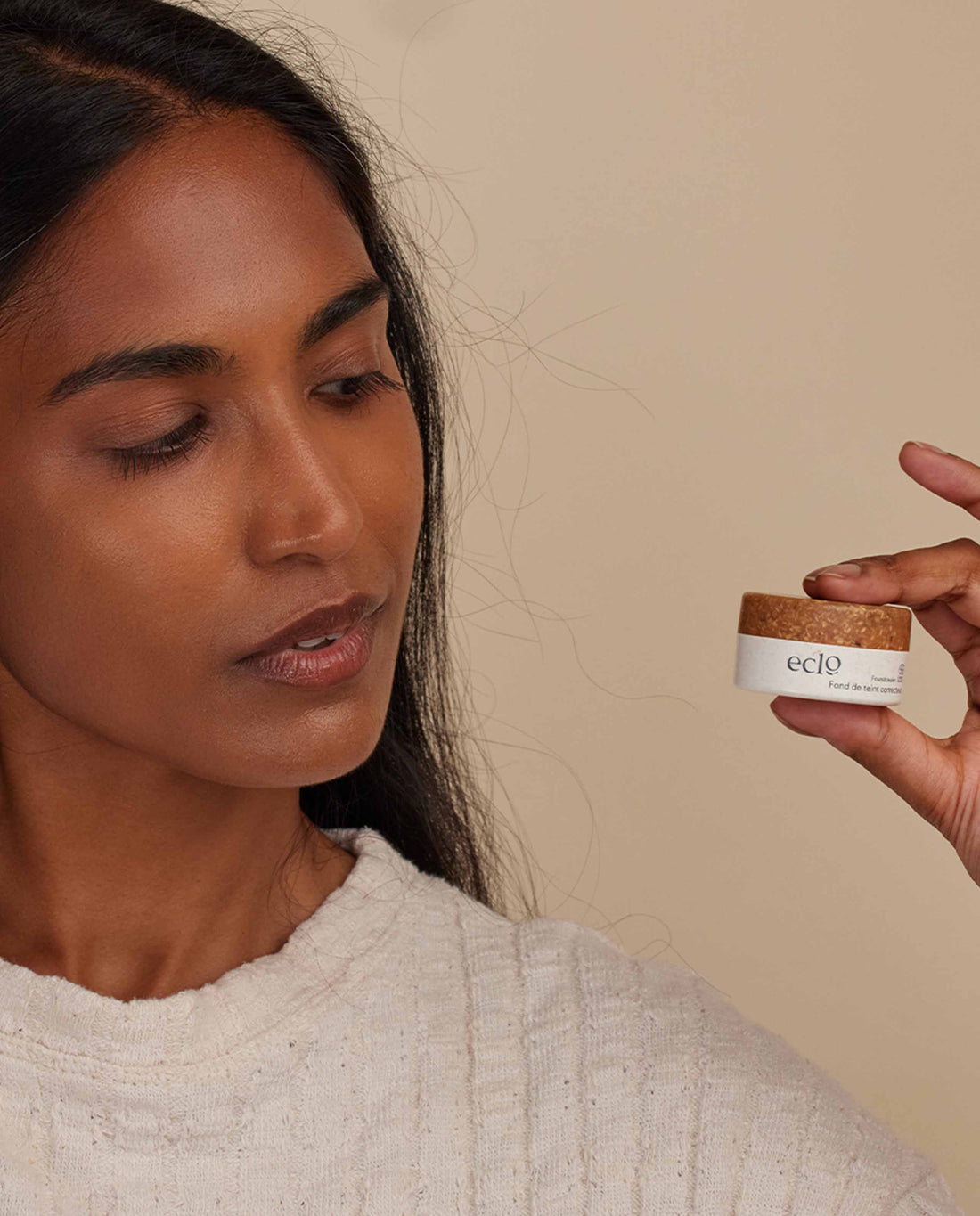 marché commun eclo beauté maquillage fond de teint correcteur naturel biologique Made in France zéro-déchet acajou