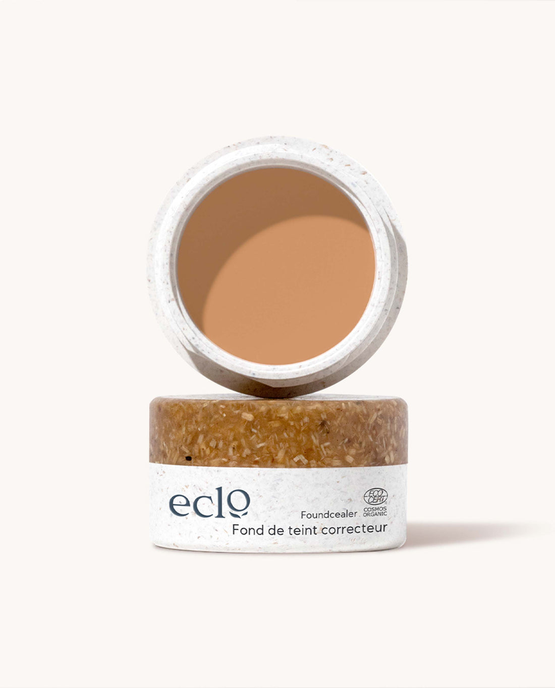 marché commun eclo beauté maquillage fond de teint correcteur naturel biologique Made in France zéro-déchet beige foncé