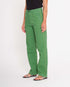 marché commun graine femme pantalon workwear travail coton biologique surpiqûres vert gazon