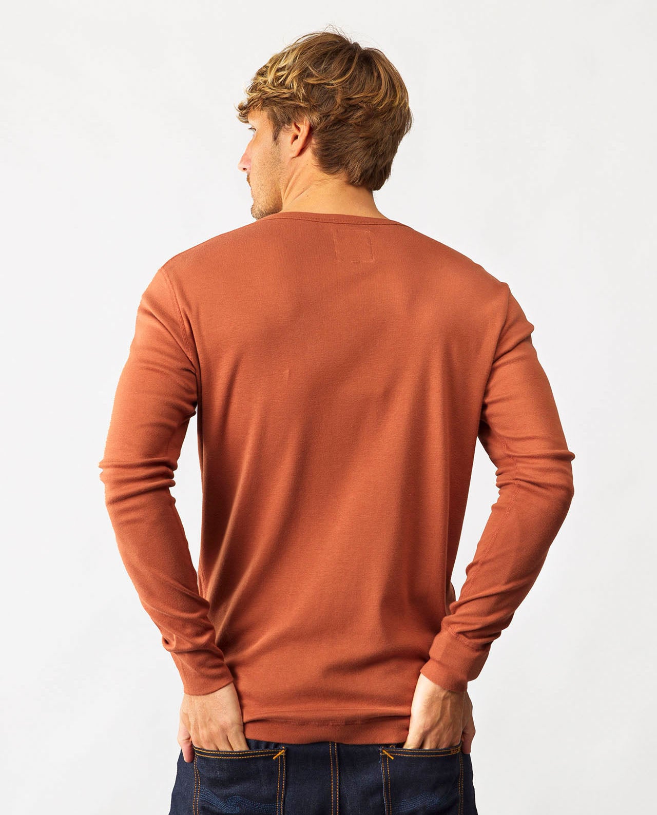 marche commun hemen biarritz henley coton biologique rouille