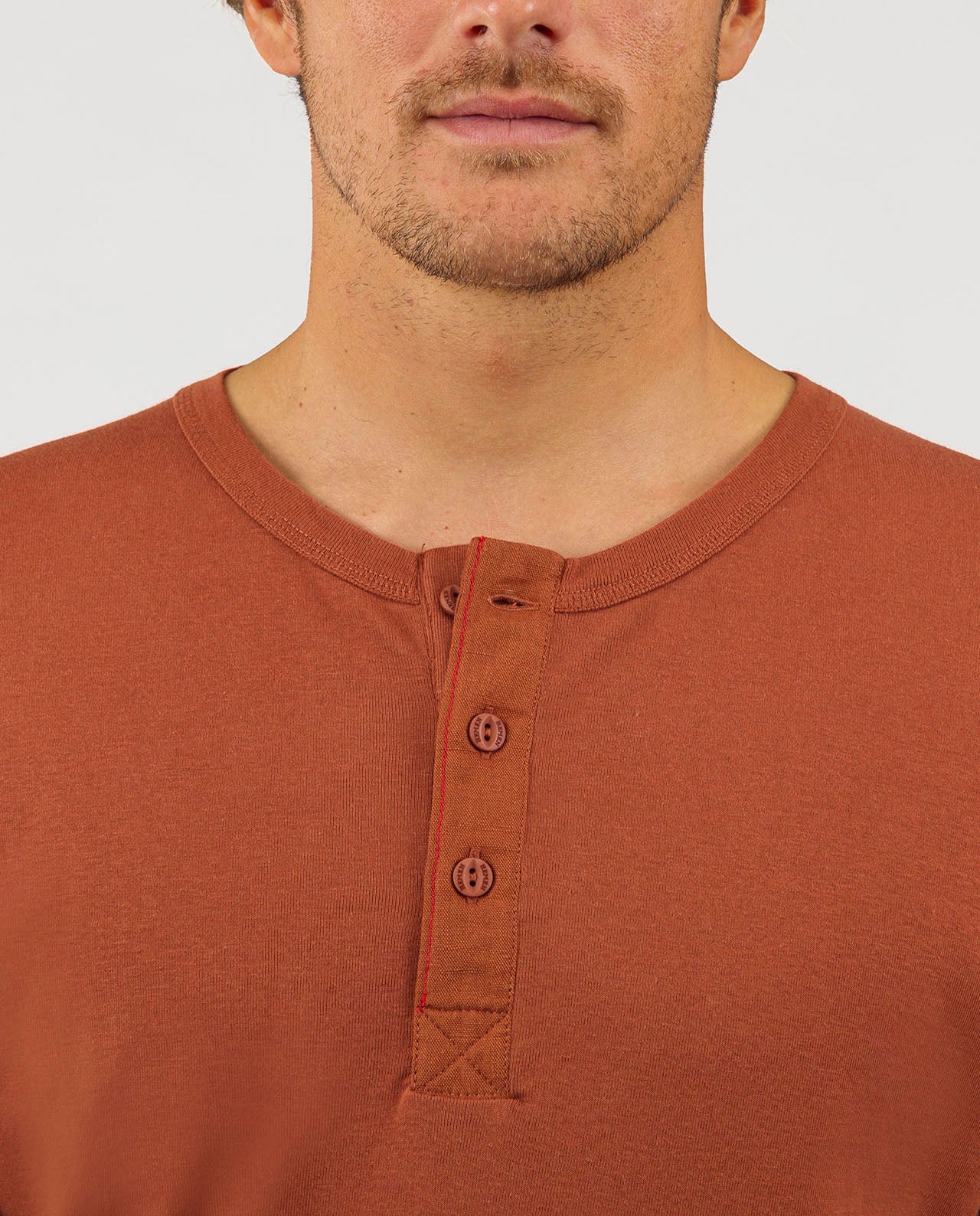 marche commun hemen biarritz henley coton biologique rouille