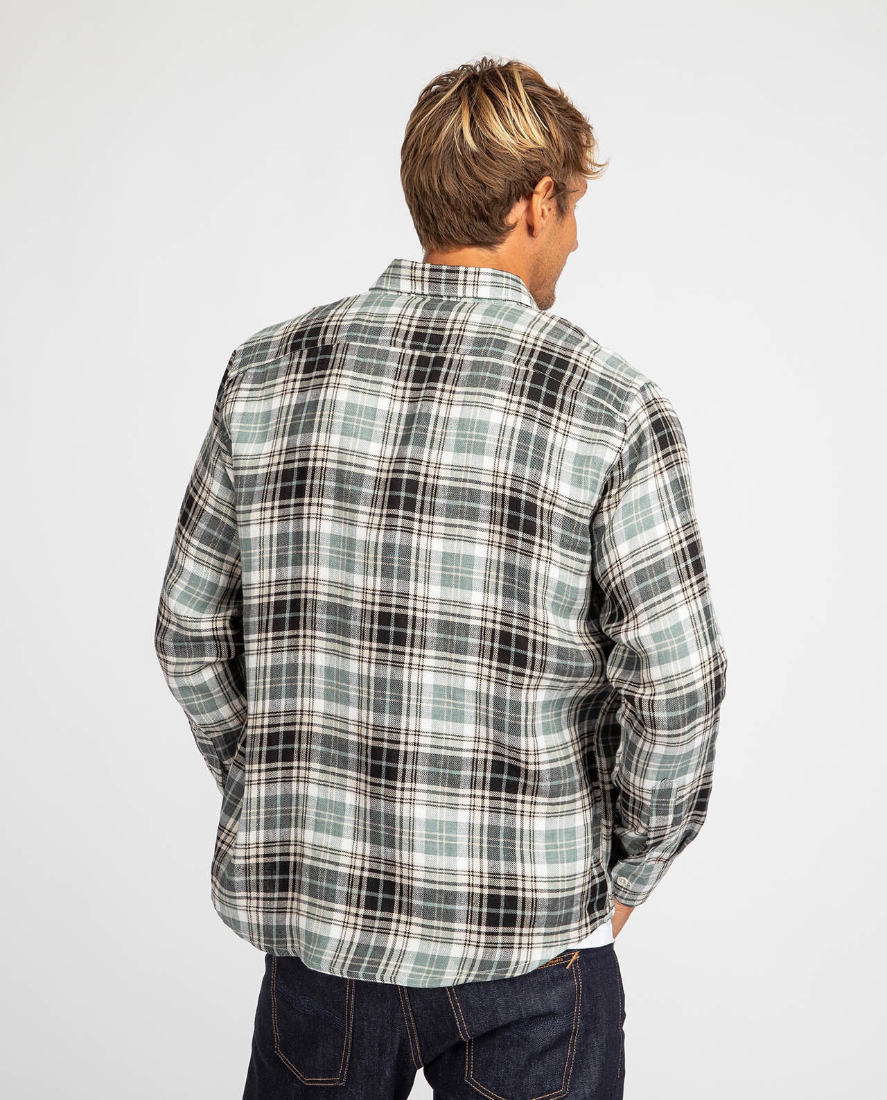 marché commun histon project chemise en lin à carreaux homme éco-responsable éthique vêtement