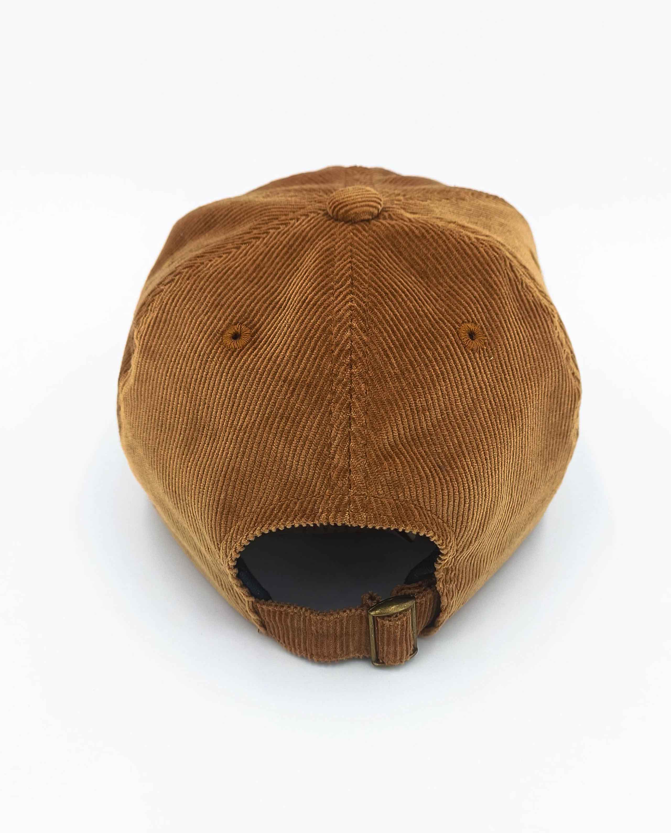 marché commun homonoia casquette velours cotele upcycle camel éthique