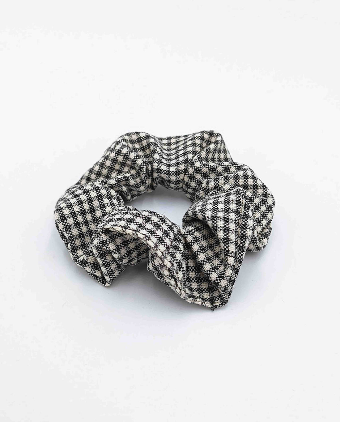 marché commun homonoia paris chouchou cheveux laine upcyclée carreaux vichy accessoire éthique made in France