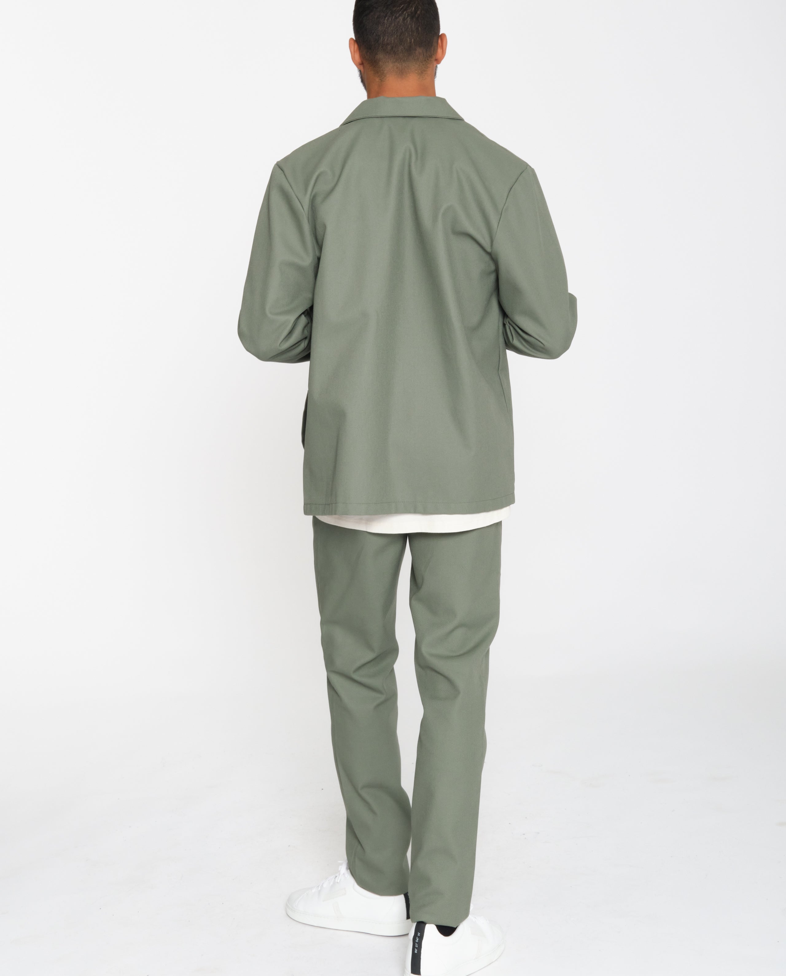 marché commun homonoia veste homme éco-responsable upcyclée kaki