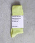 marché commun jan n june chaussettes coton biologique côtelé vert pomme