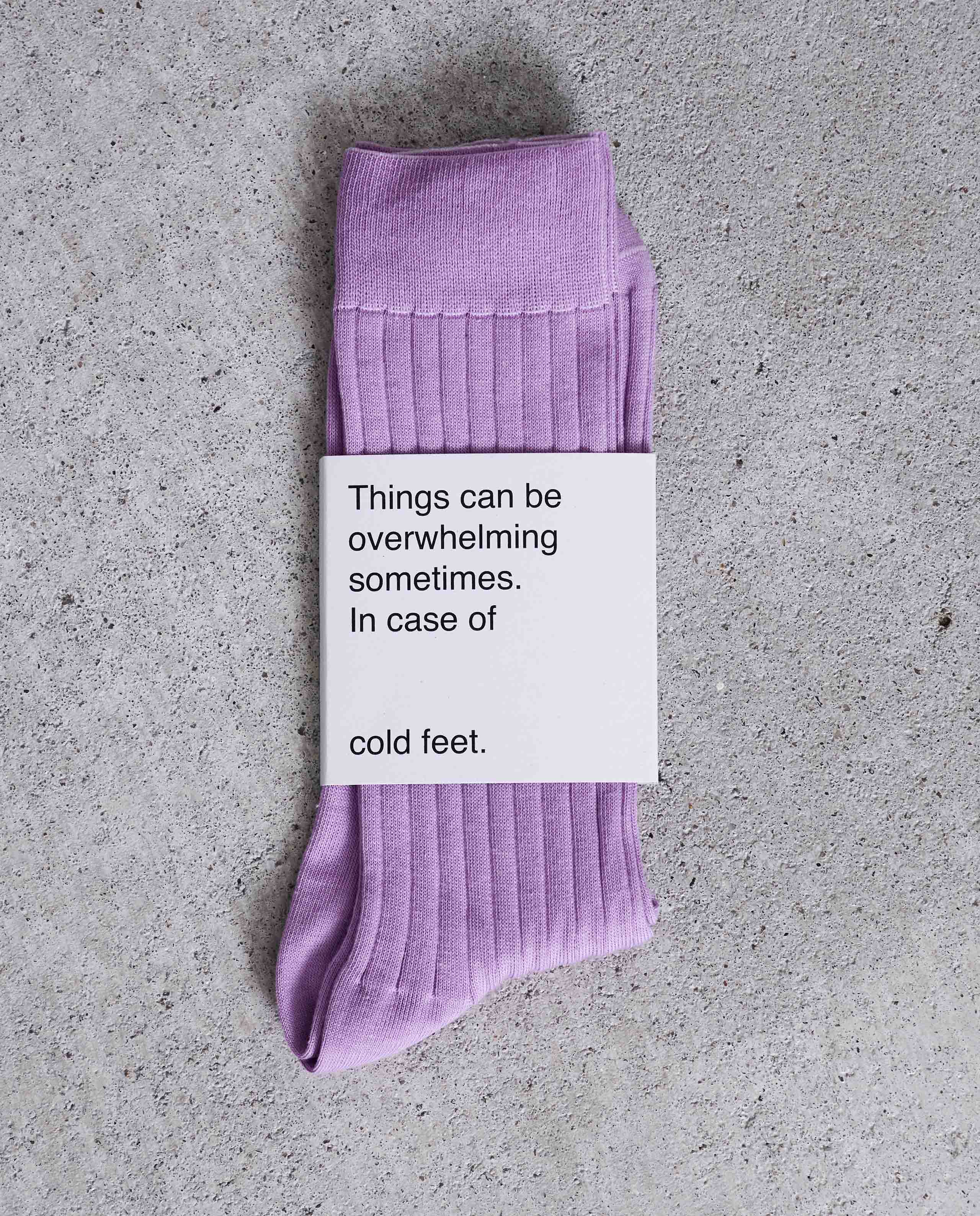 marché commun jan n june chaussettes coton biologique mauves