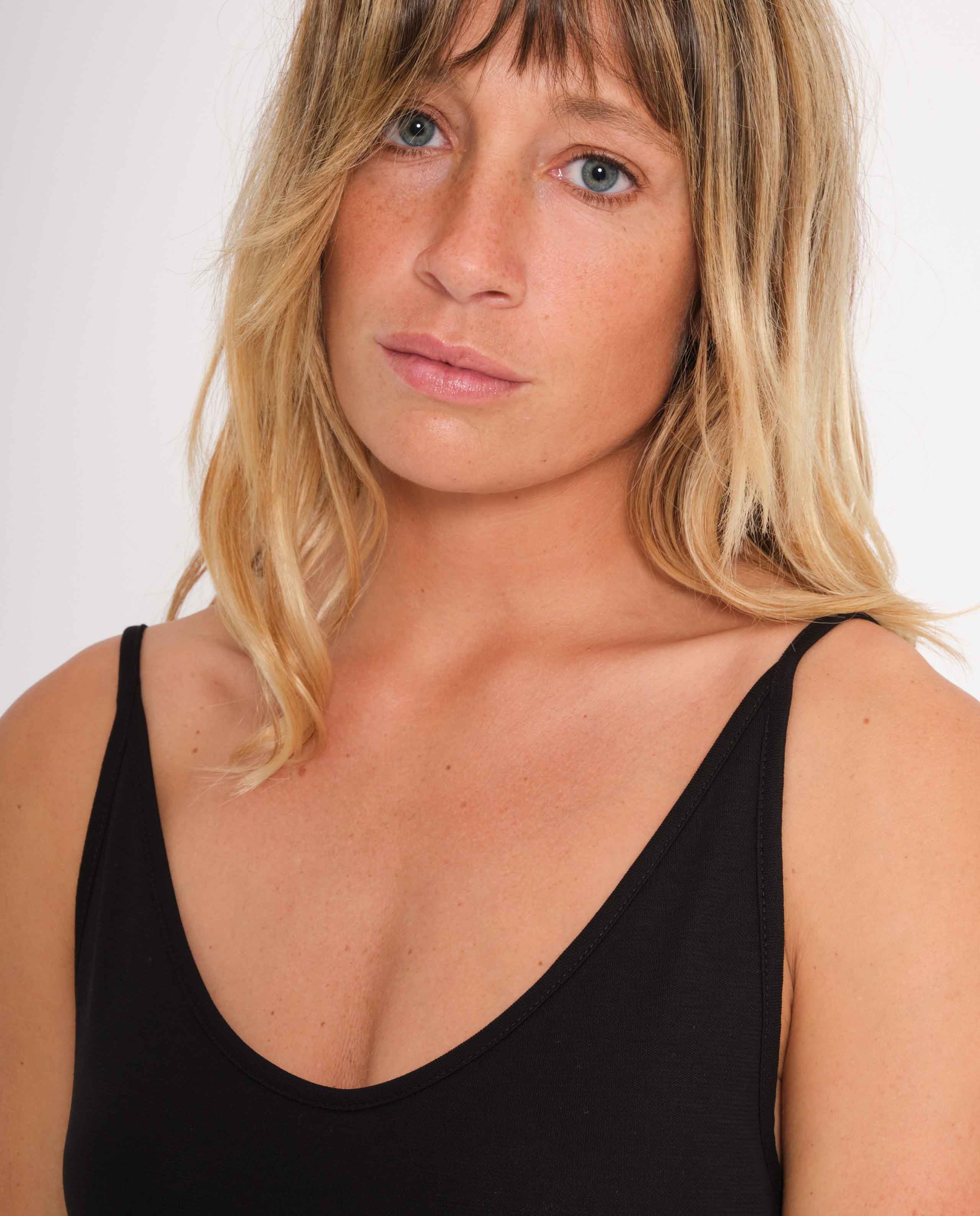 marché commun jan n june femme robe midi tencel bretelles noire