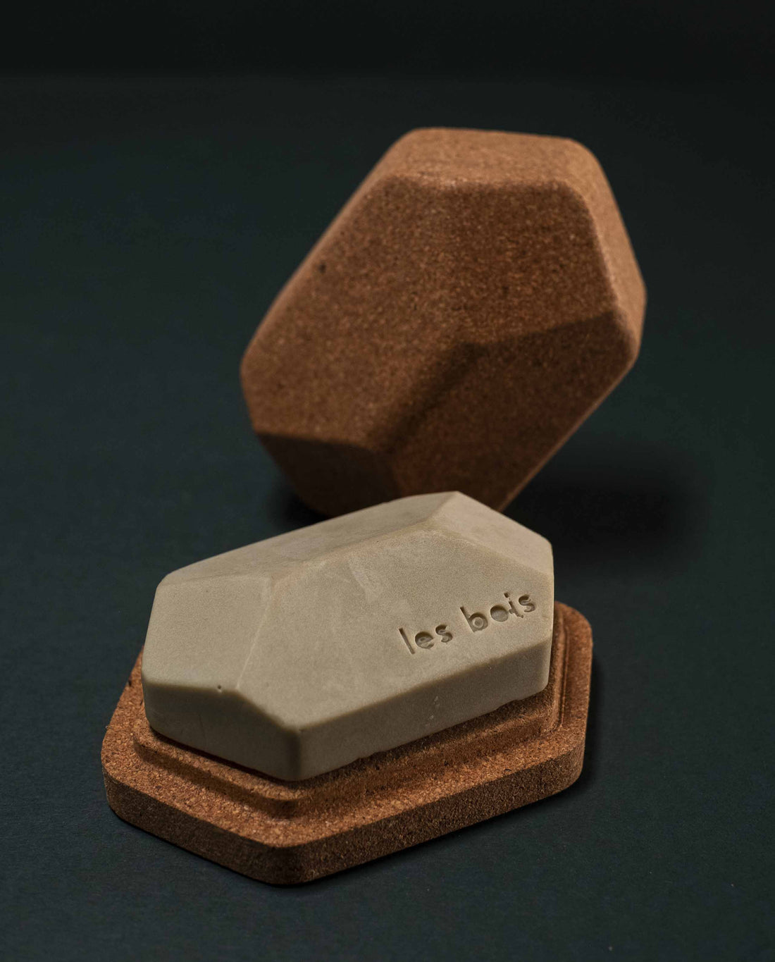 marché commun les bois étui liège transport soins solides voyage porte-savon