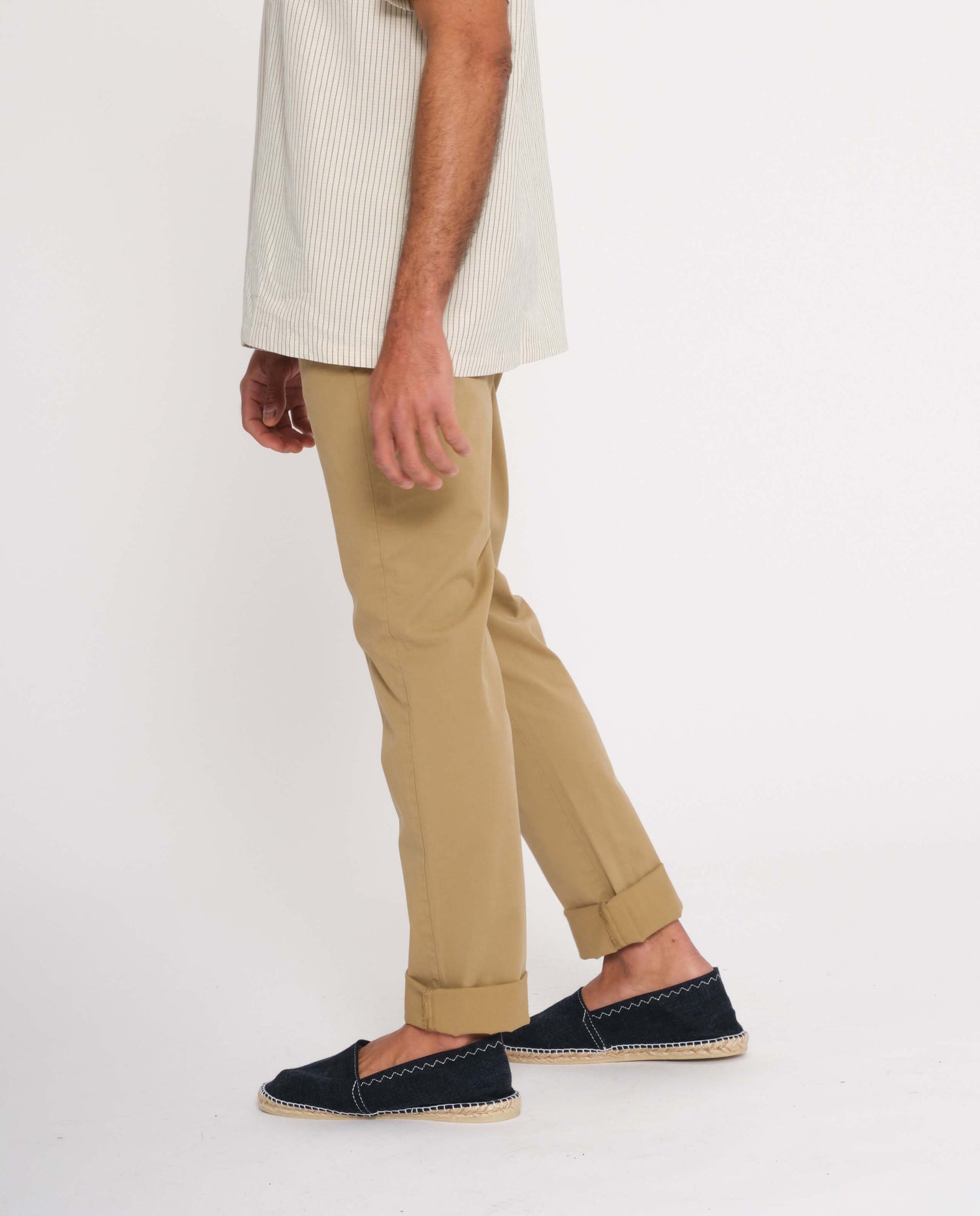 marché commun loreak mendian homme pantalon chino coton biologique beige