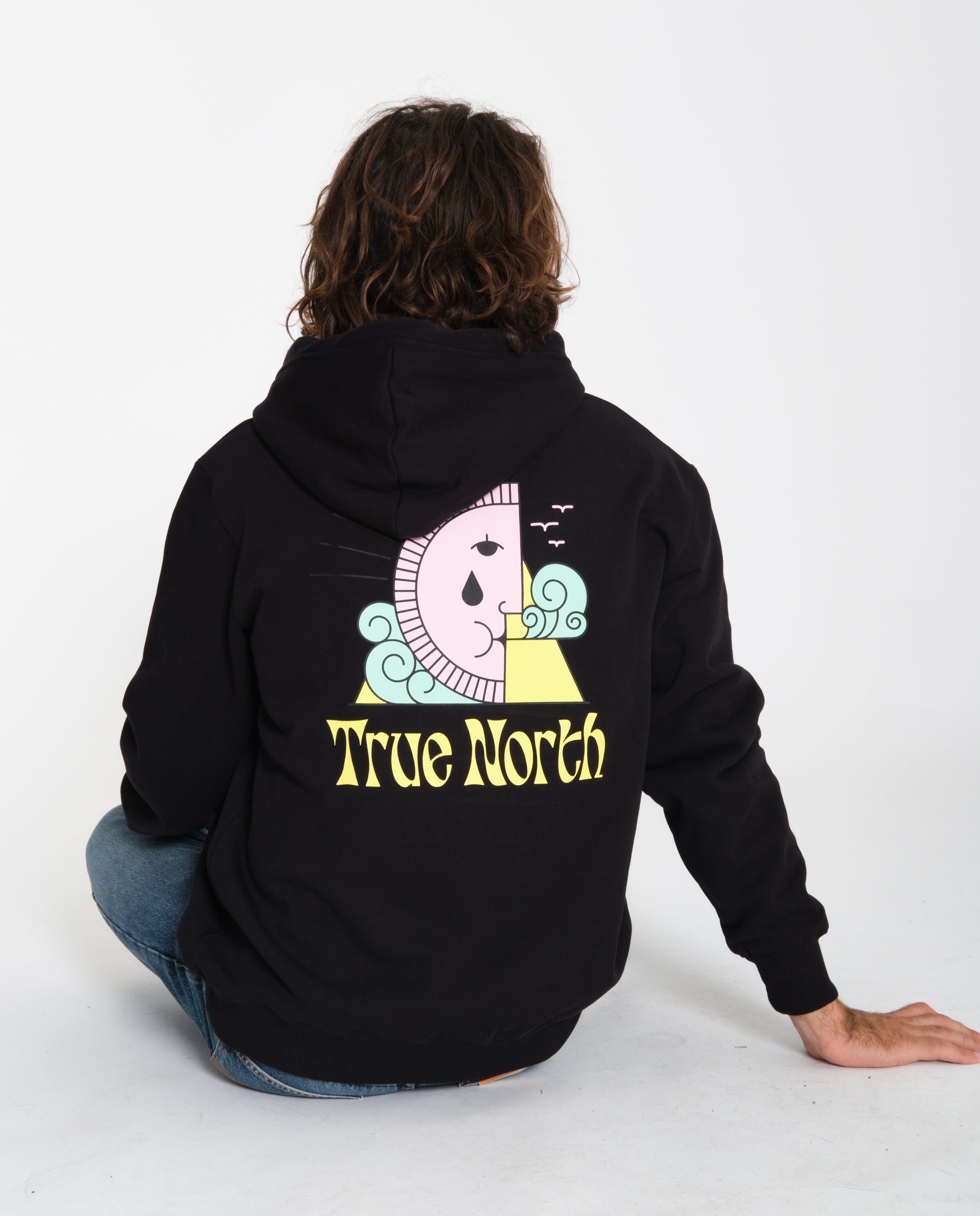 marché commun makia clothing sweatshirt capuche coton biologique imprimé