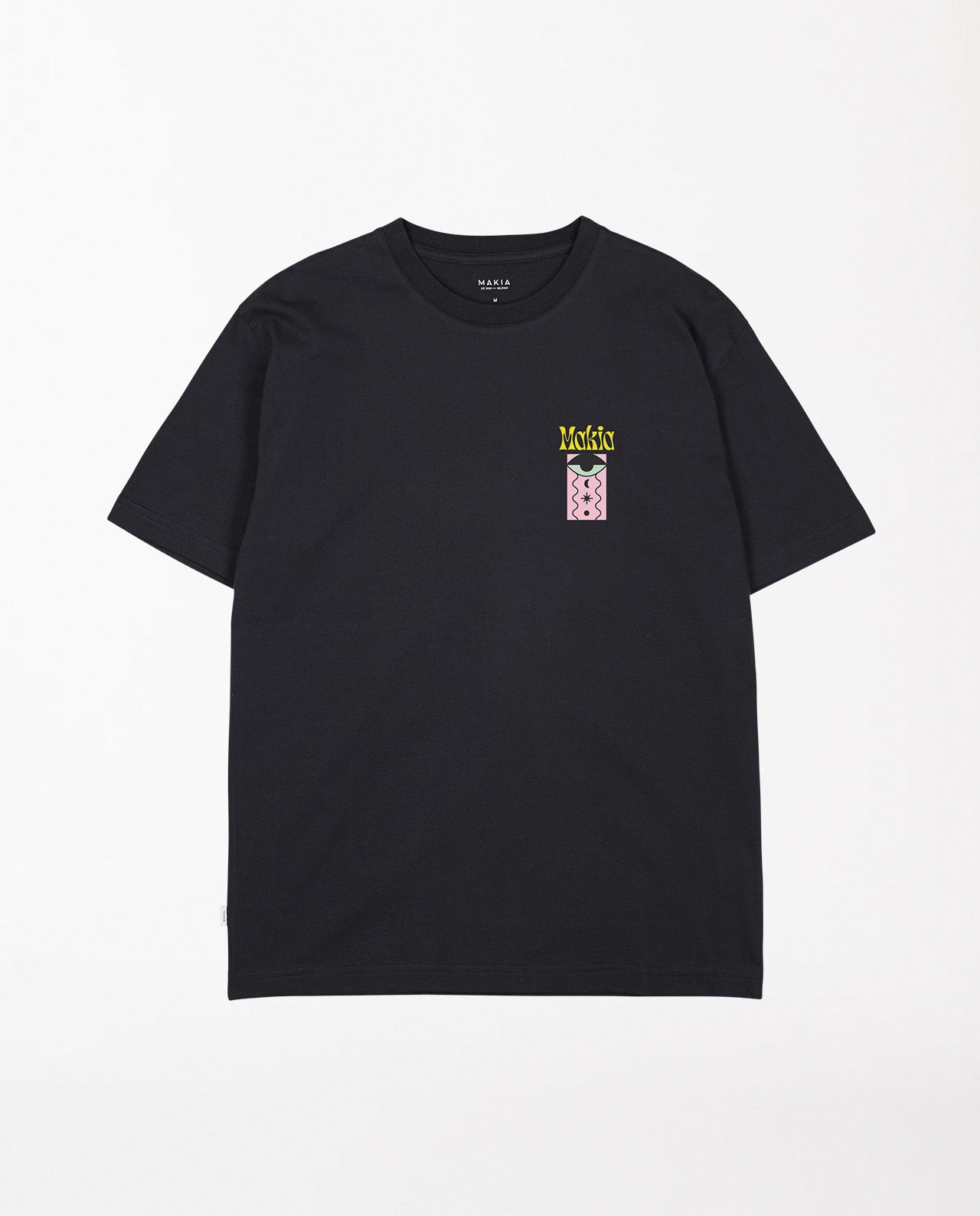marché commun makia clothing t-shirt manches courtes homme coton biologique noir