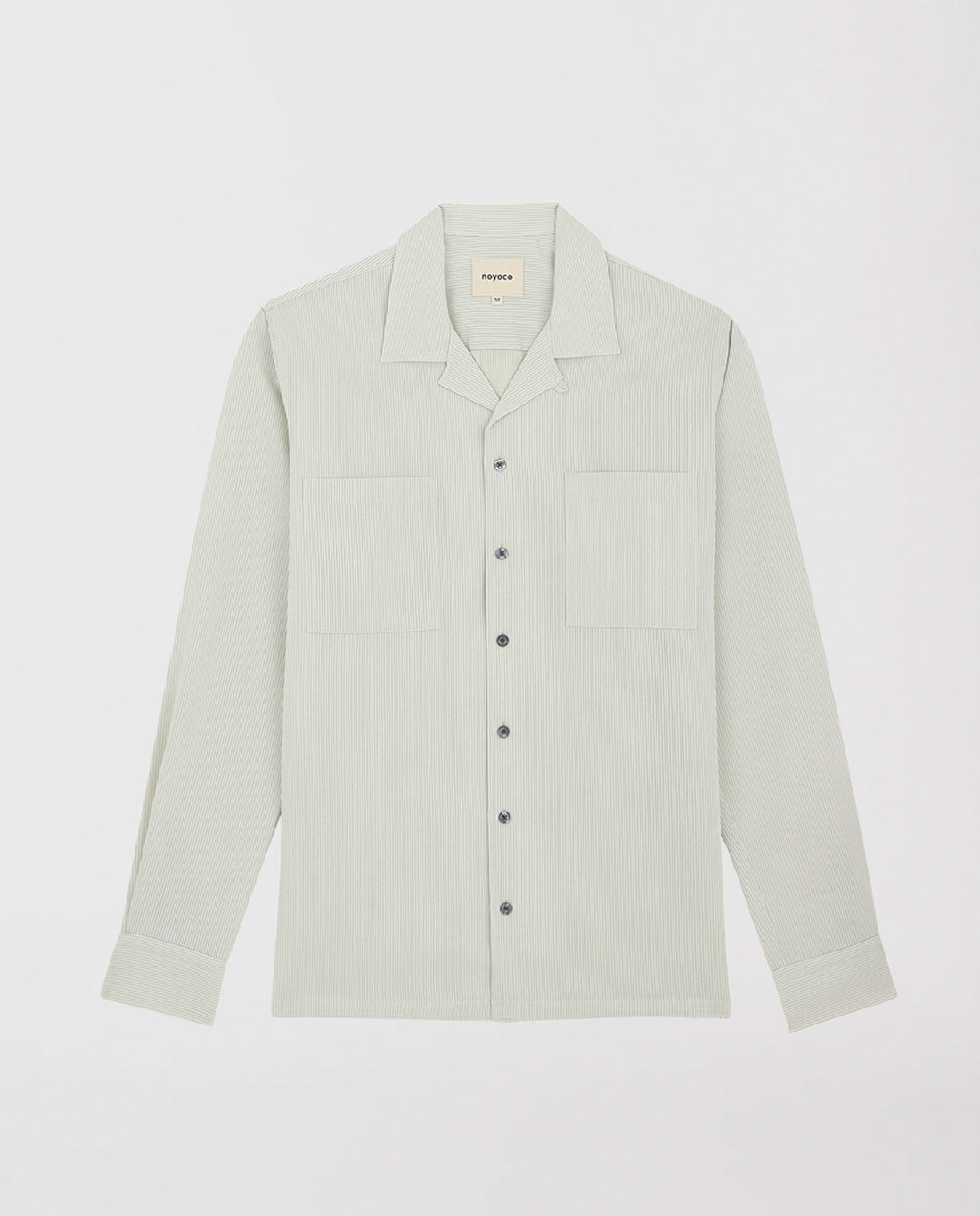 marché commun noyoco chemise barry coton upcyclé côtelé blanc éco-responsable