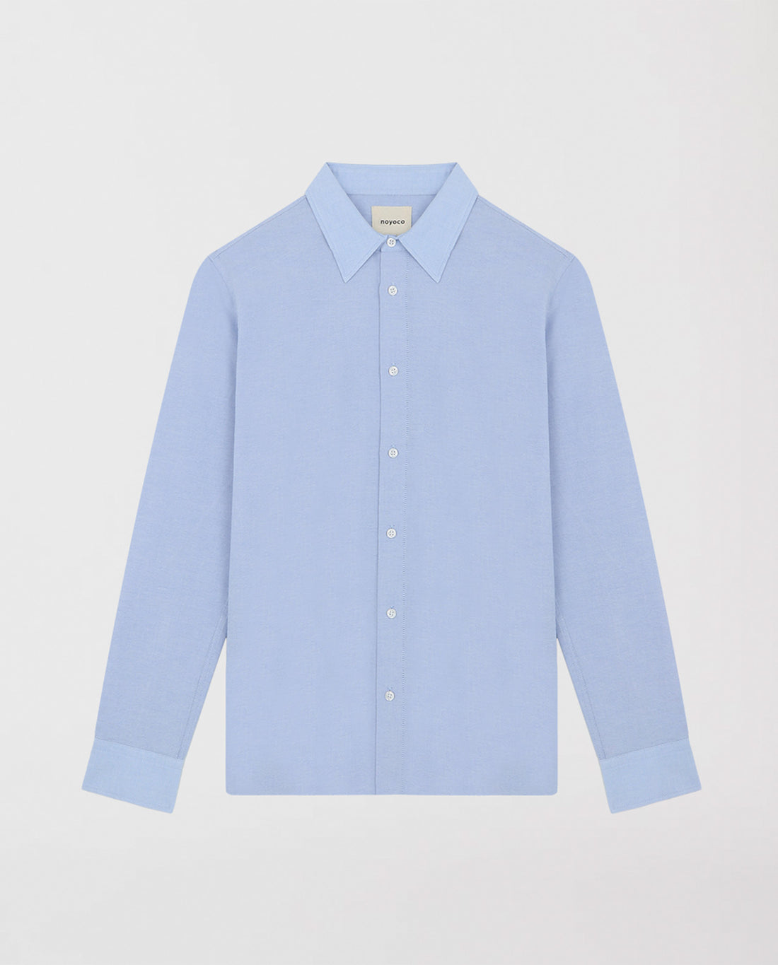 marché commun noyoco chemise ontario sky blue oxford coton biologique