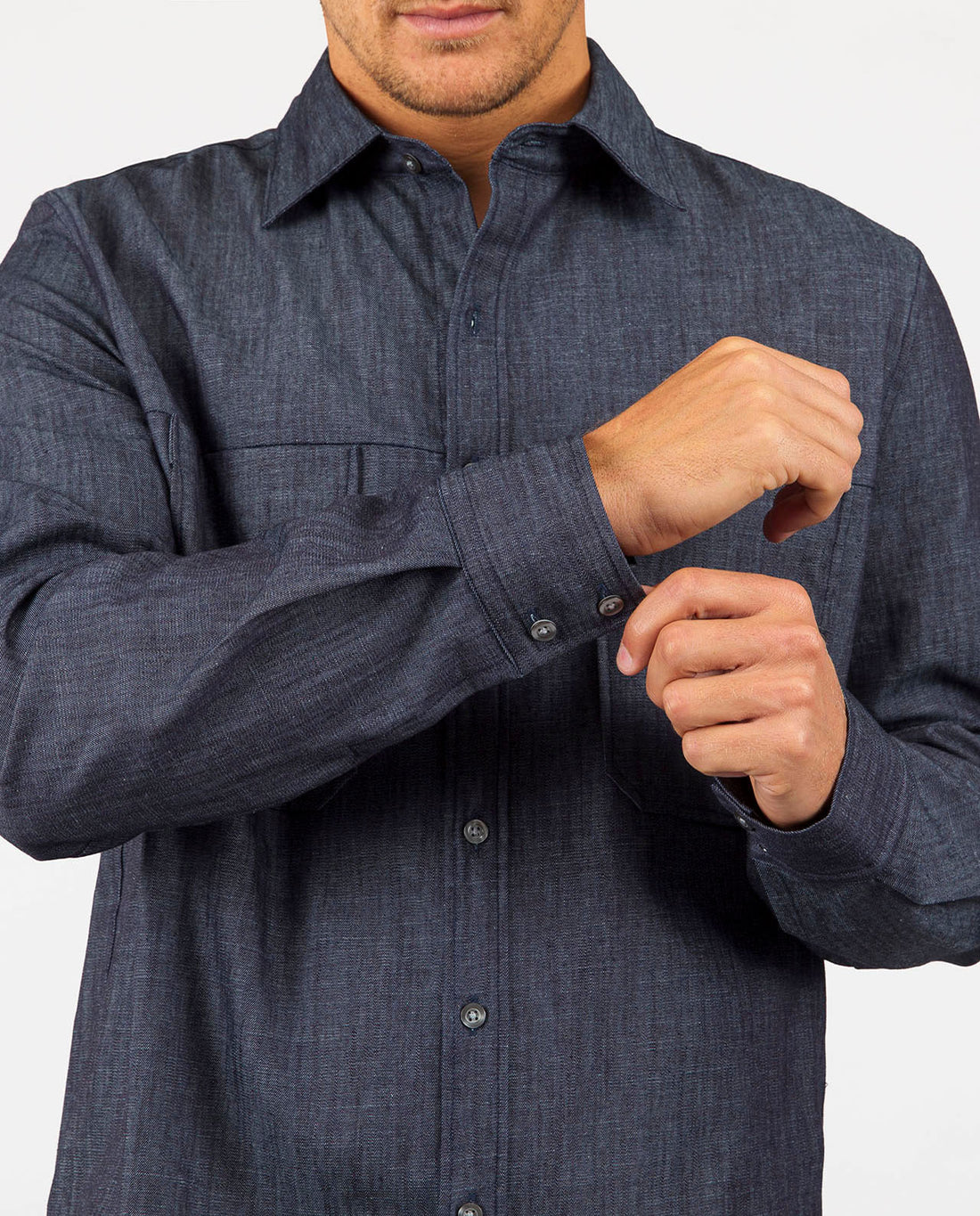 marché commun noyoco chemise homme chambray coton biologique fabriquée en Europe