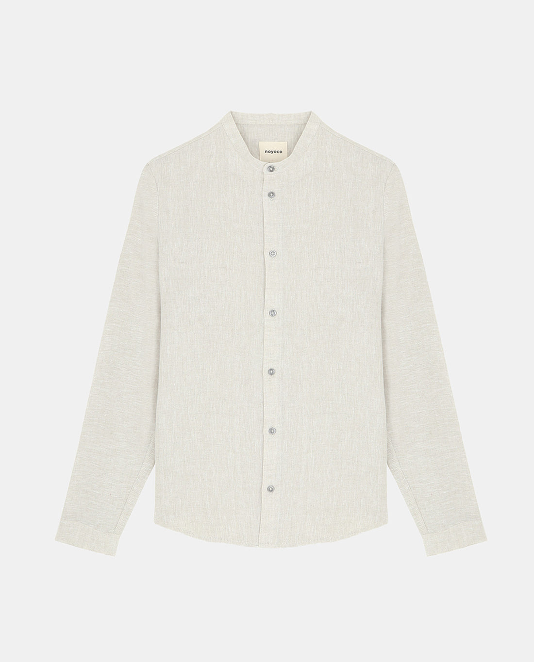 marché commun noyoco chemise homme lin co officier éco-responsable fabriquée en Europe écru