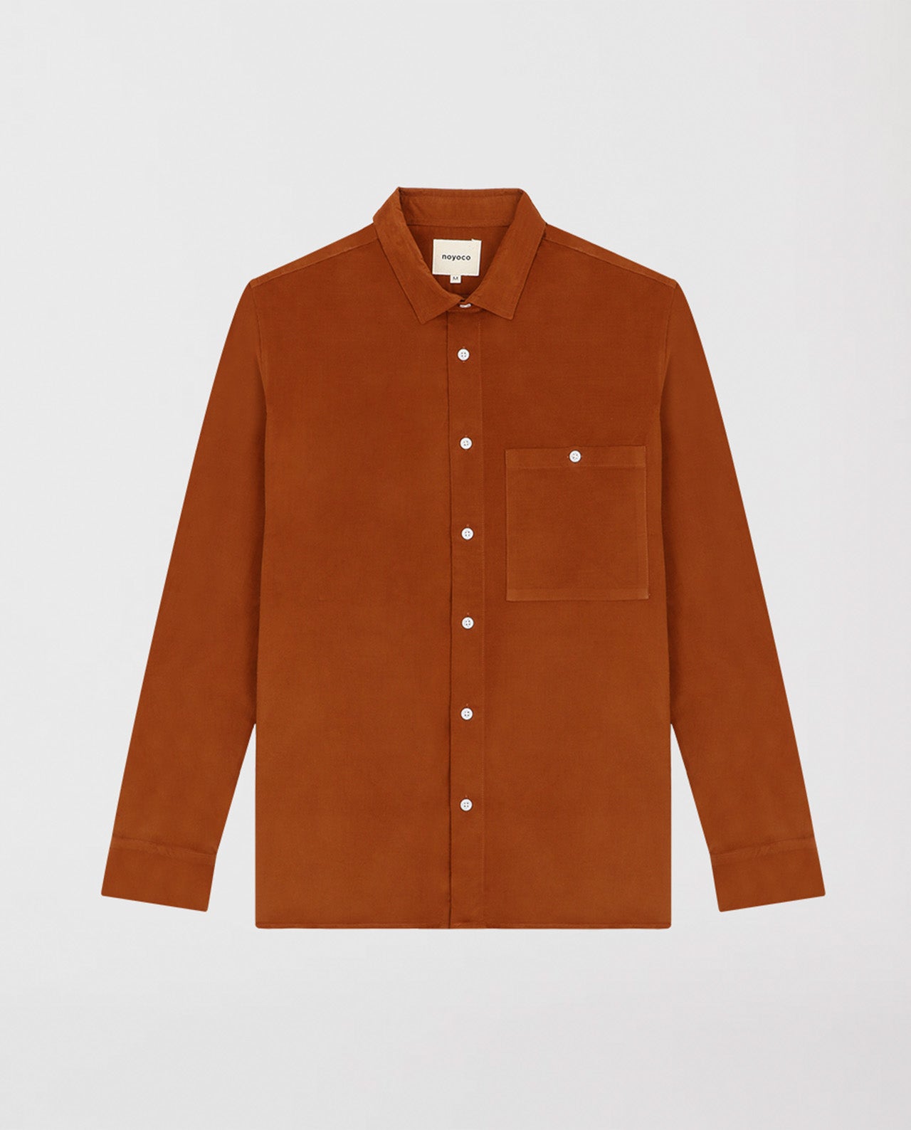 marché commun noyoco chemise femme velours côtelé bio caramel
