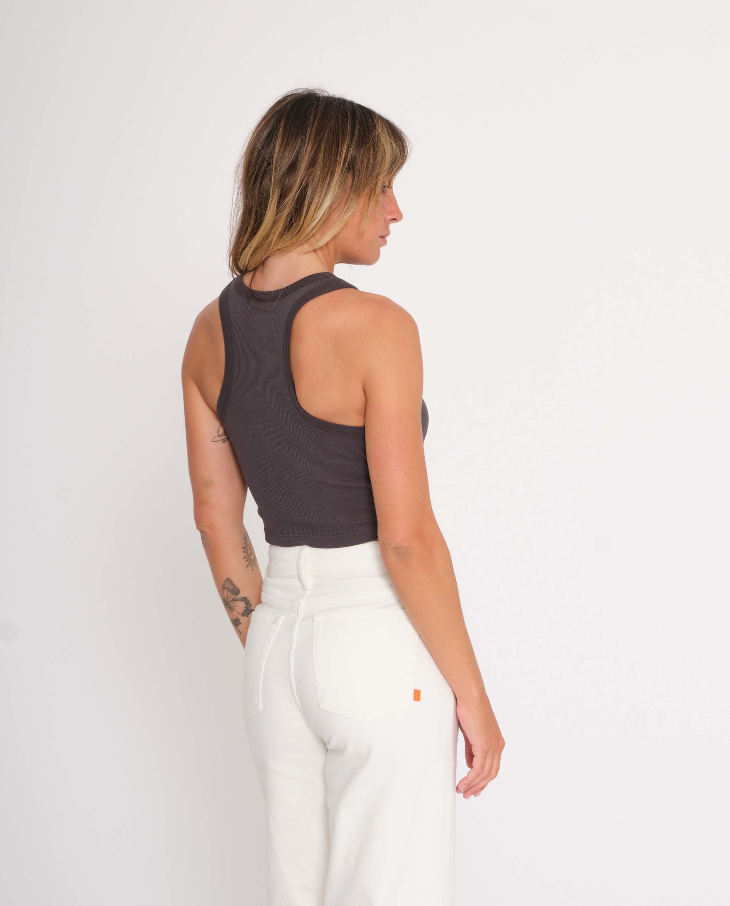 marché commun noyoco tank top mia coton biologique anthracite
