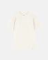 marché commun noyoco femme t-shirt manches courtes gobi coton biologique côtelé écru