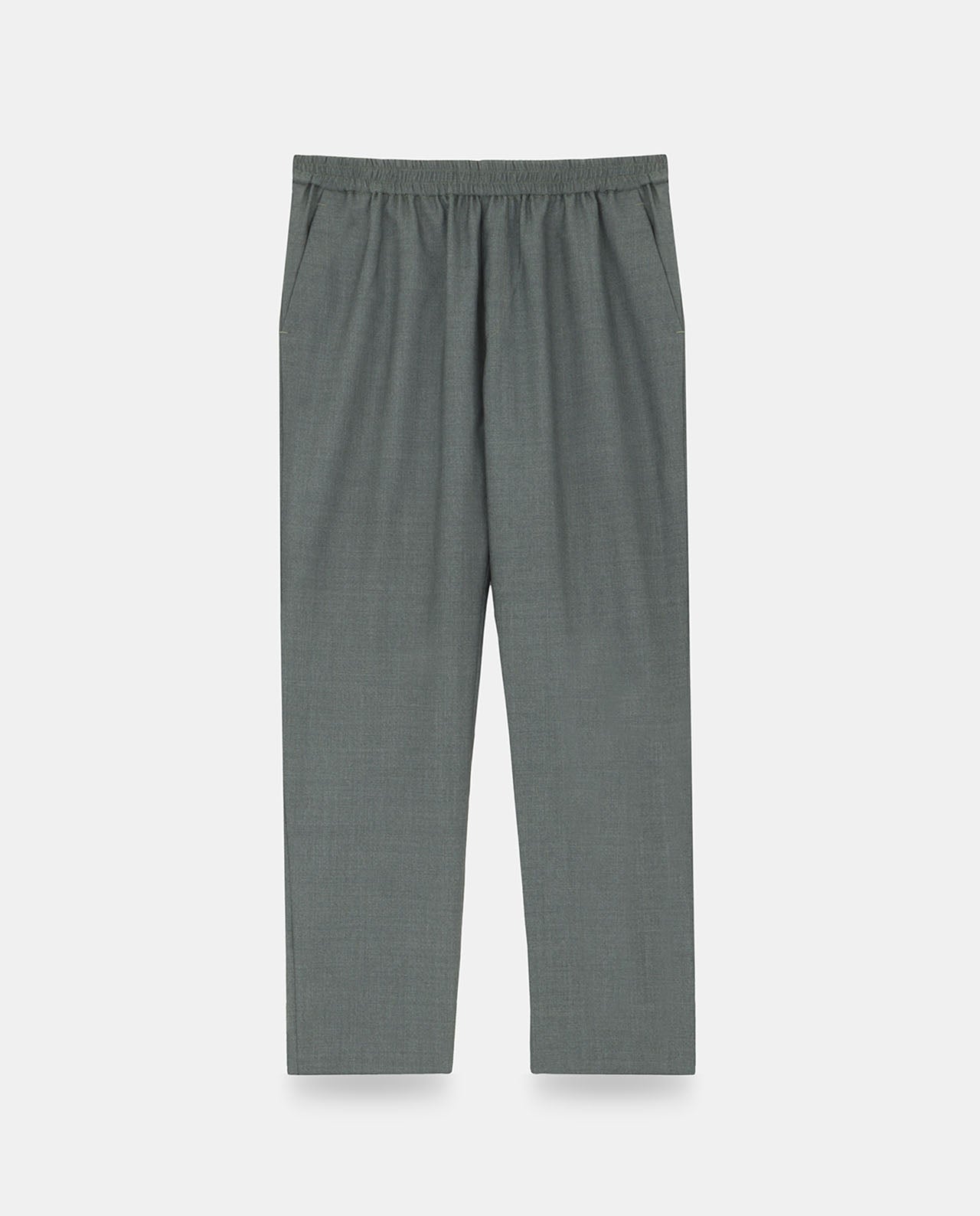 marché commun noyoco pantalon laine vierge taille élastique homme néguev kaki éco-responsable