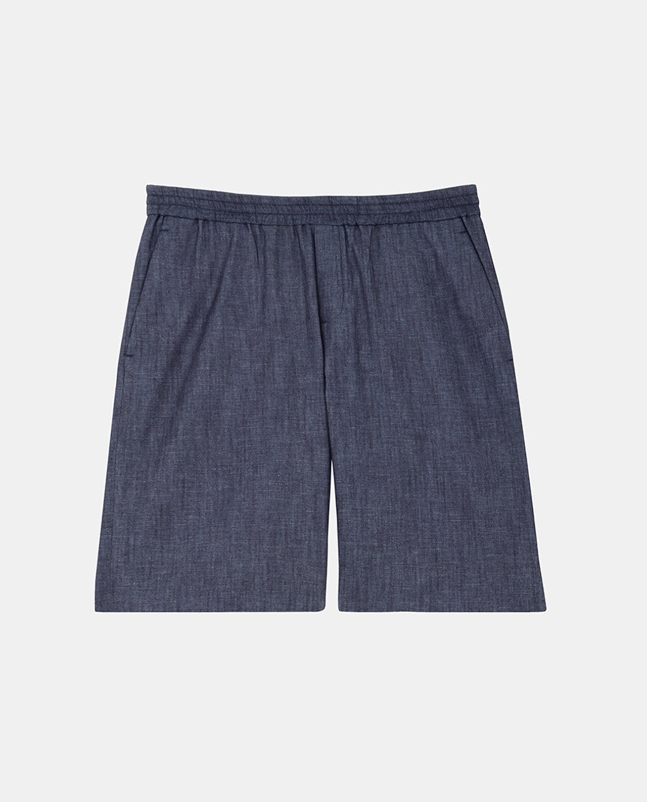 marché commun noyoco short chambray homme coton biologique éco-responsable éthique fabriqué en europe