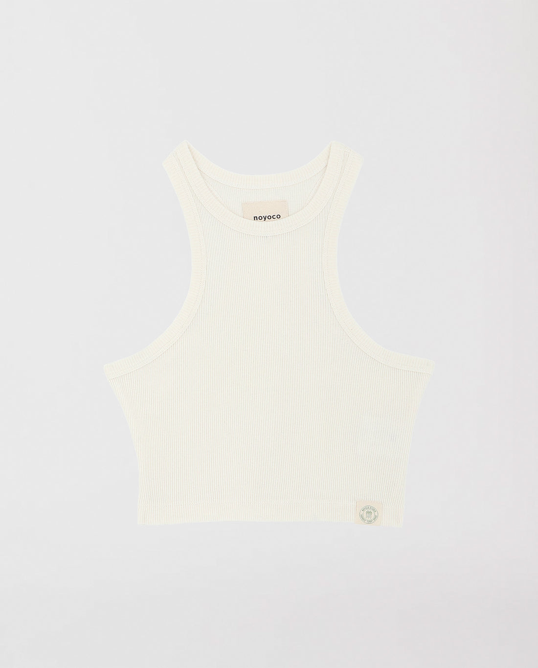 marché commun noyoco tank top coton bio côtelé femme éthique écru