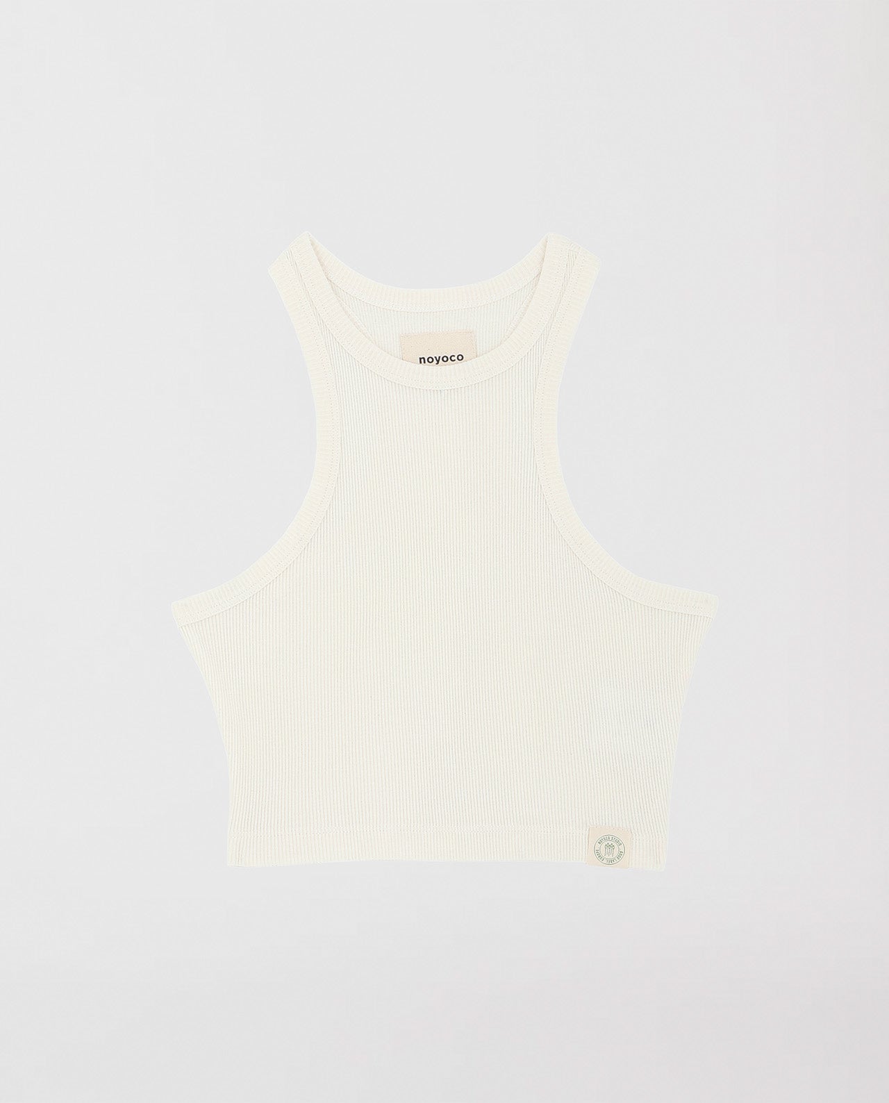 marché commun noyoco tank top coton bio côtelé femme éthique écru