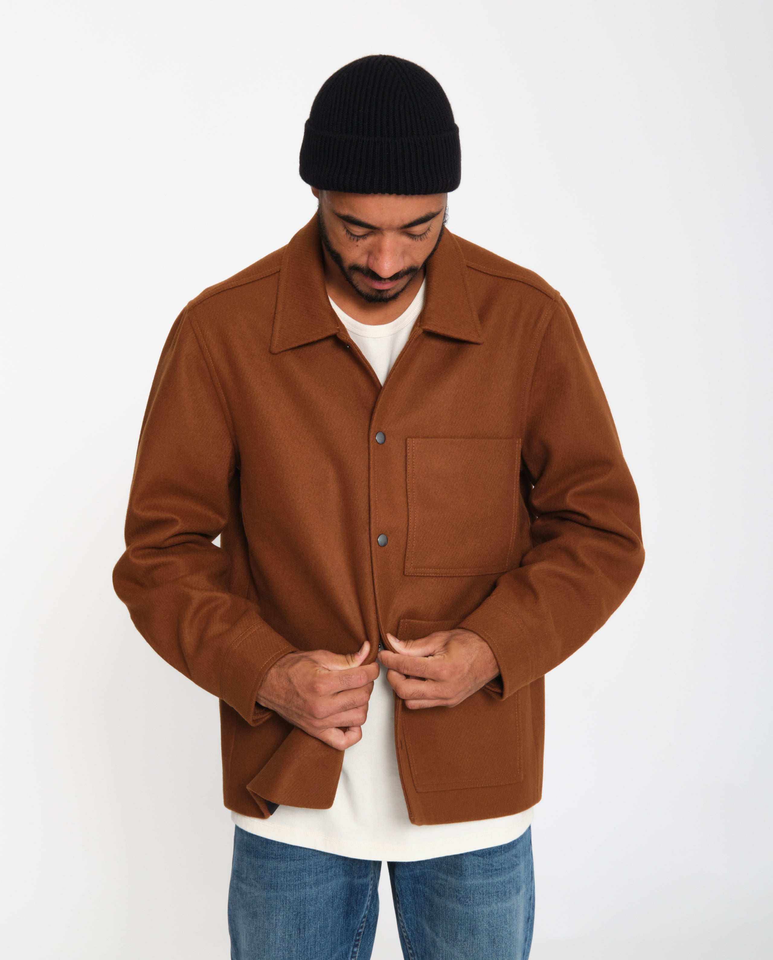 marché commun noyoco veste novarra barn red laine recyclee