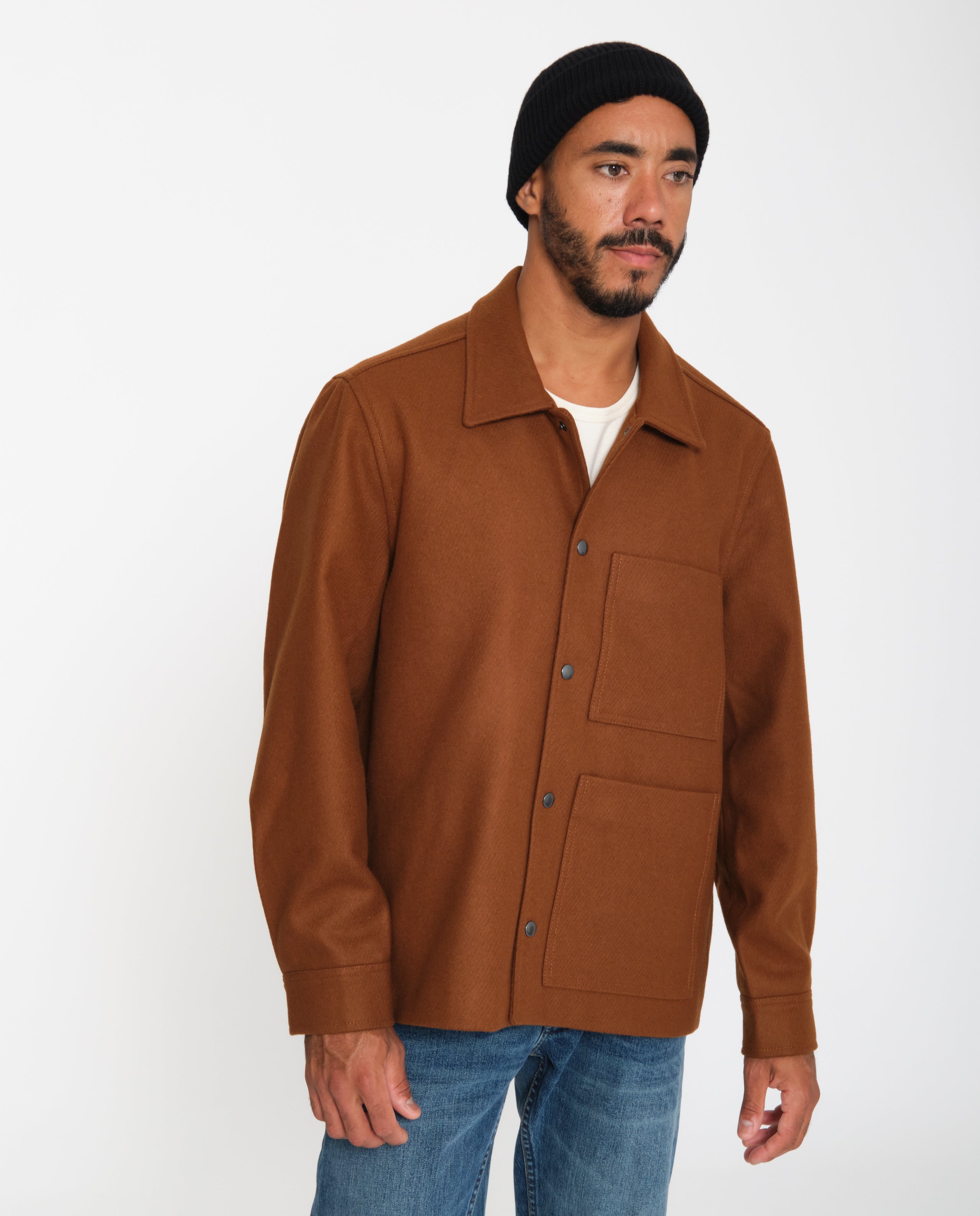 marché commun noyoco veste novarra barn red laine recyclee