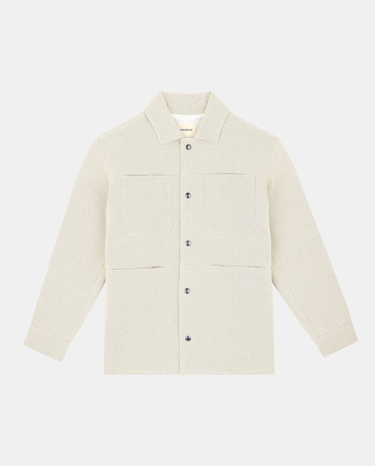 marché commun noyoco veste homme workwear travail éco-responsable coton lin éco-responsable écru