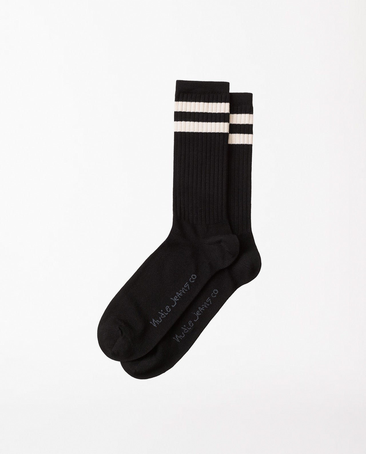 marché commun nudie jeans chaussettes homme coton biologique noir blanc eco-responsables
