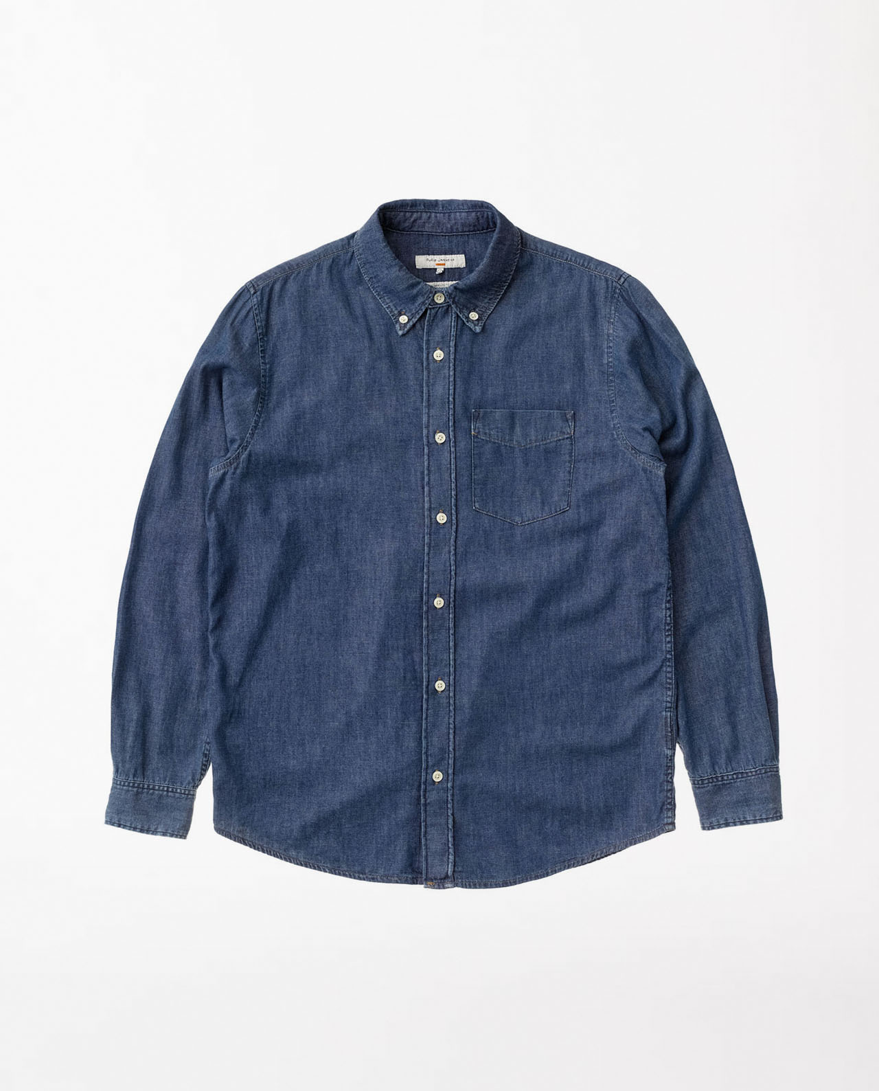 marché commun nudie jeans chemise homme denim coton biologique eco-responsable